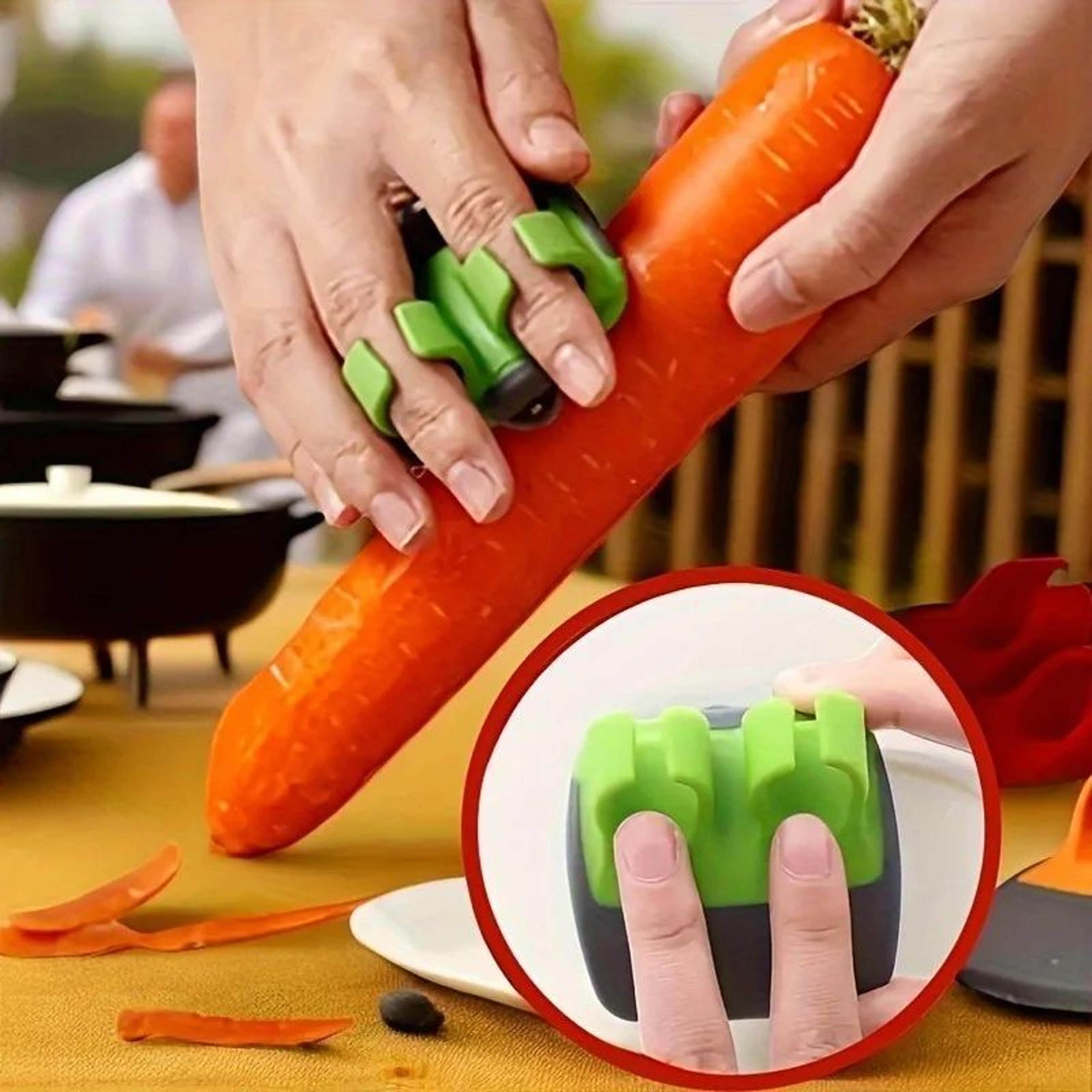 ErgoSharp Vegetable Peeler  Stainless Steel Fruit  Potato Peeler With NonSlip Grip 5