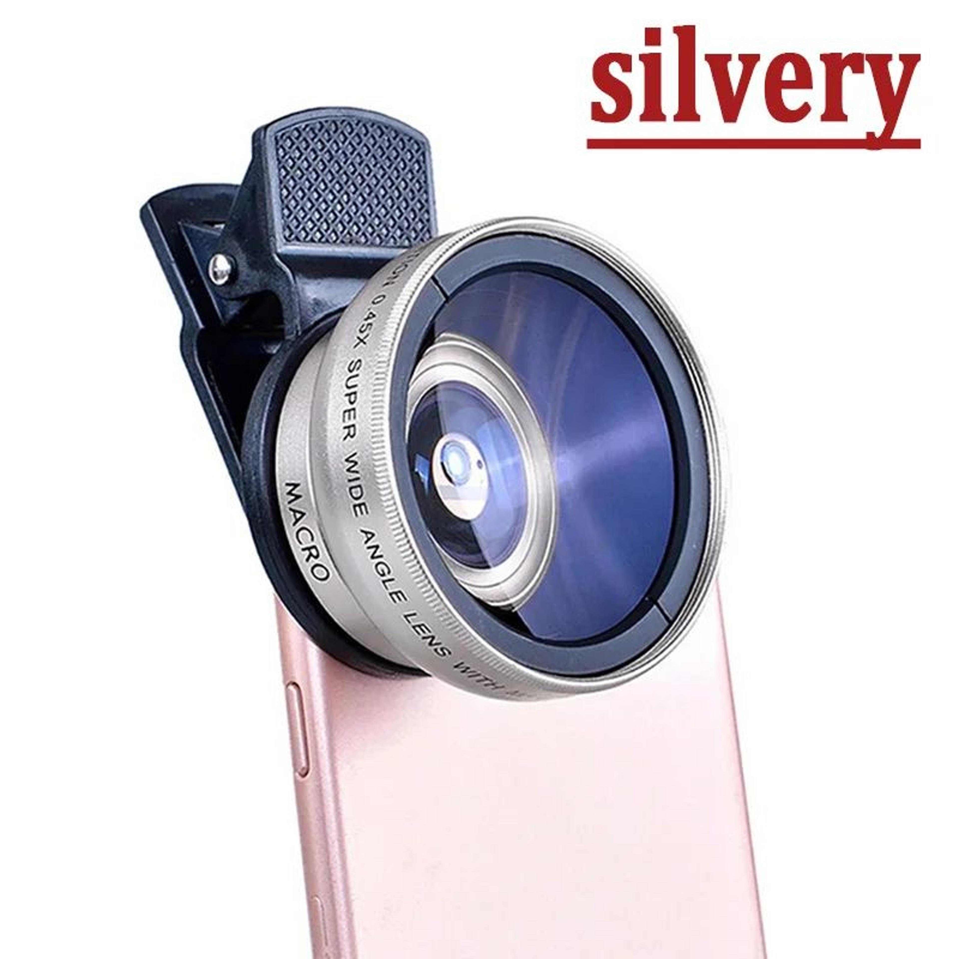 Universal ClipOn HD Wide Angle  Macro Phone Lens Kit For IPhone  Android 7