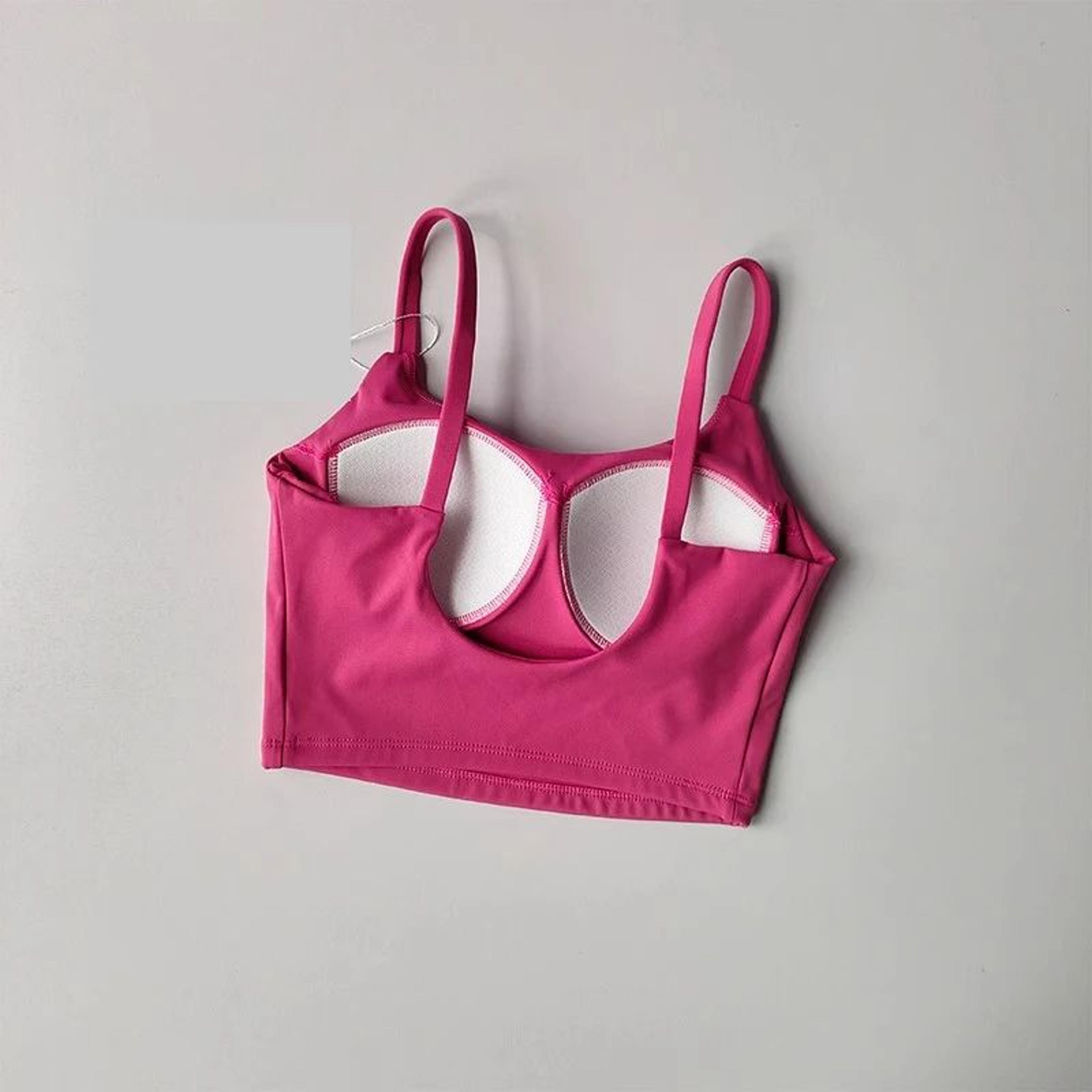 Seamless PushUp Strapless Sports Bra  Beauty Back Yoga  Gym Camisole 2