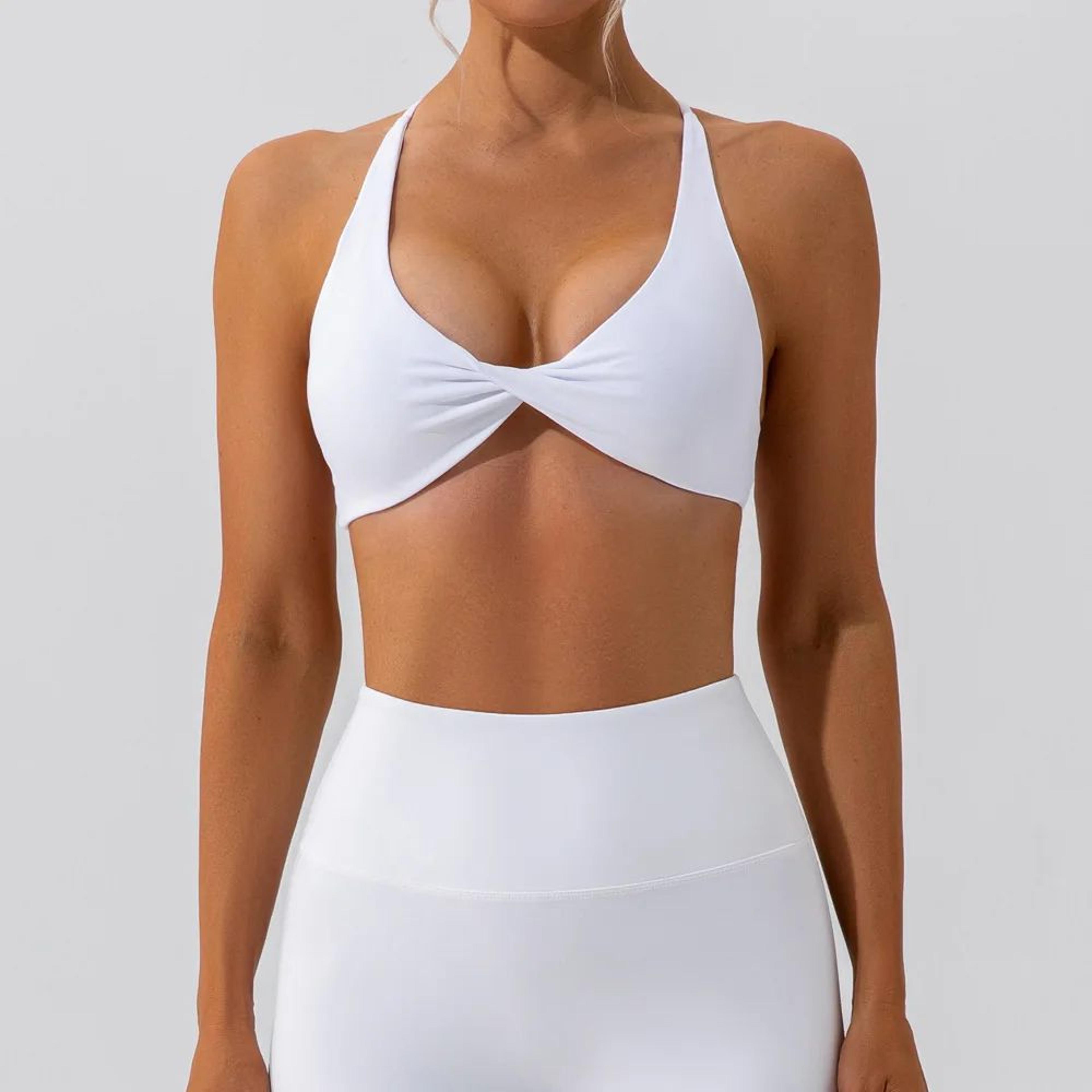CrossBack Breathable Sports Bra Yoga  Running Workout Top For Women 5