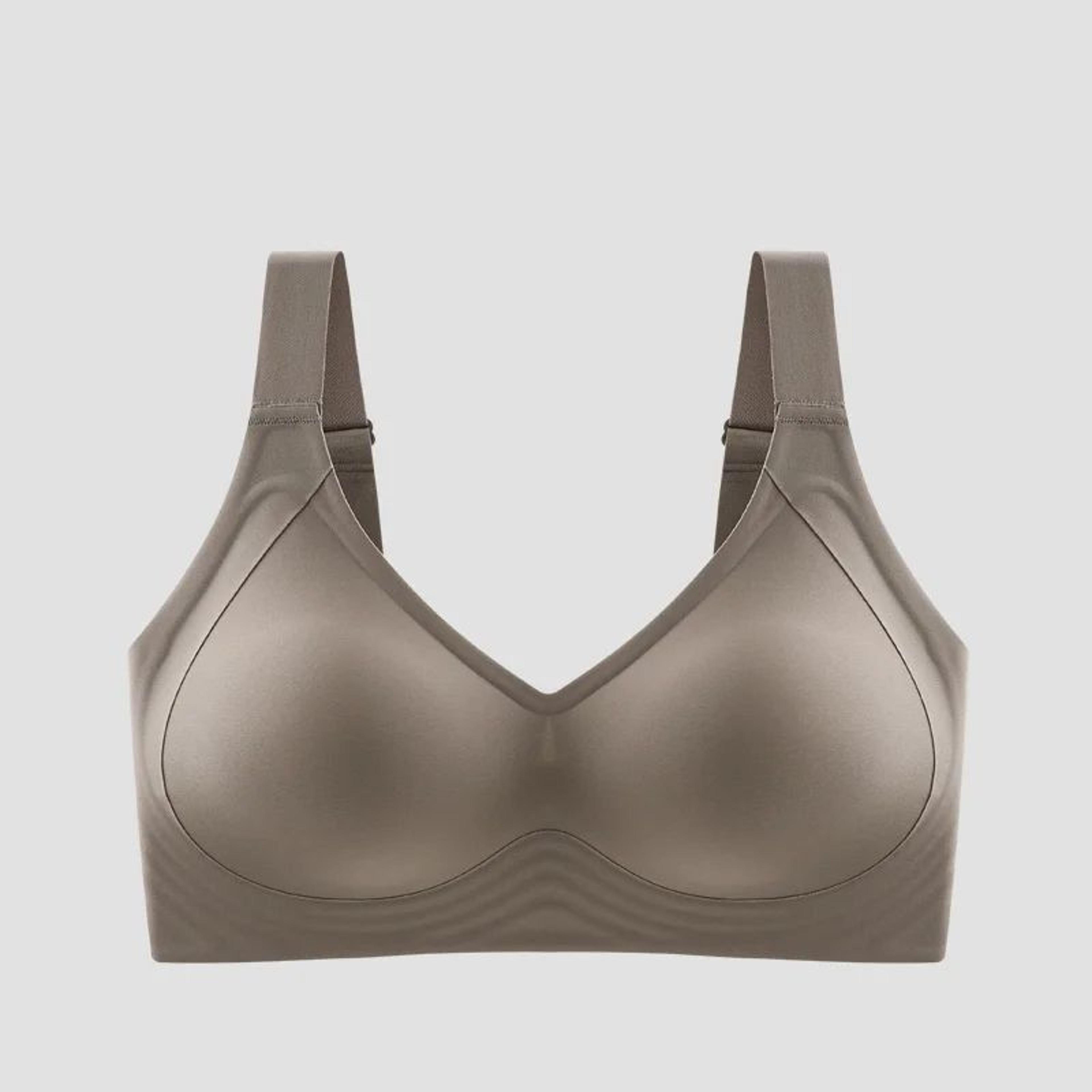 ComfortLift Seamless Plus Size Sleeping  Yoga Bra  Wireless Anti Sagging Support 5