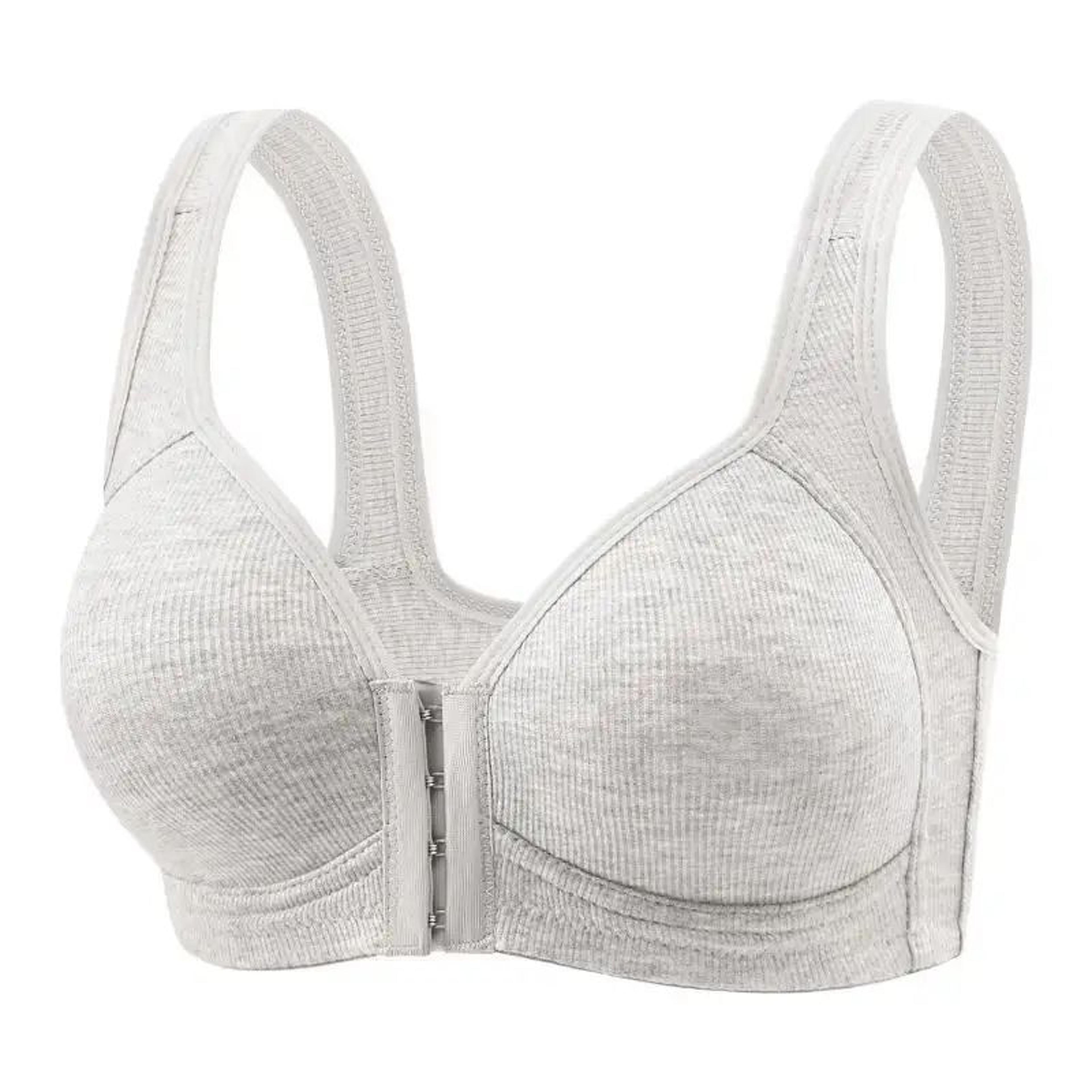 ComfortEase FrontClosure WireFree Bra  Full Coverage Support Bra For Mature Women 7