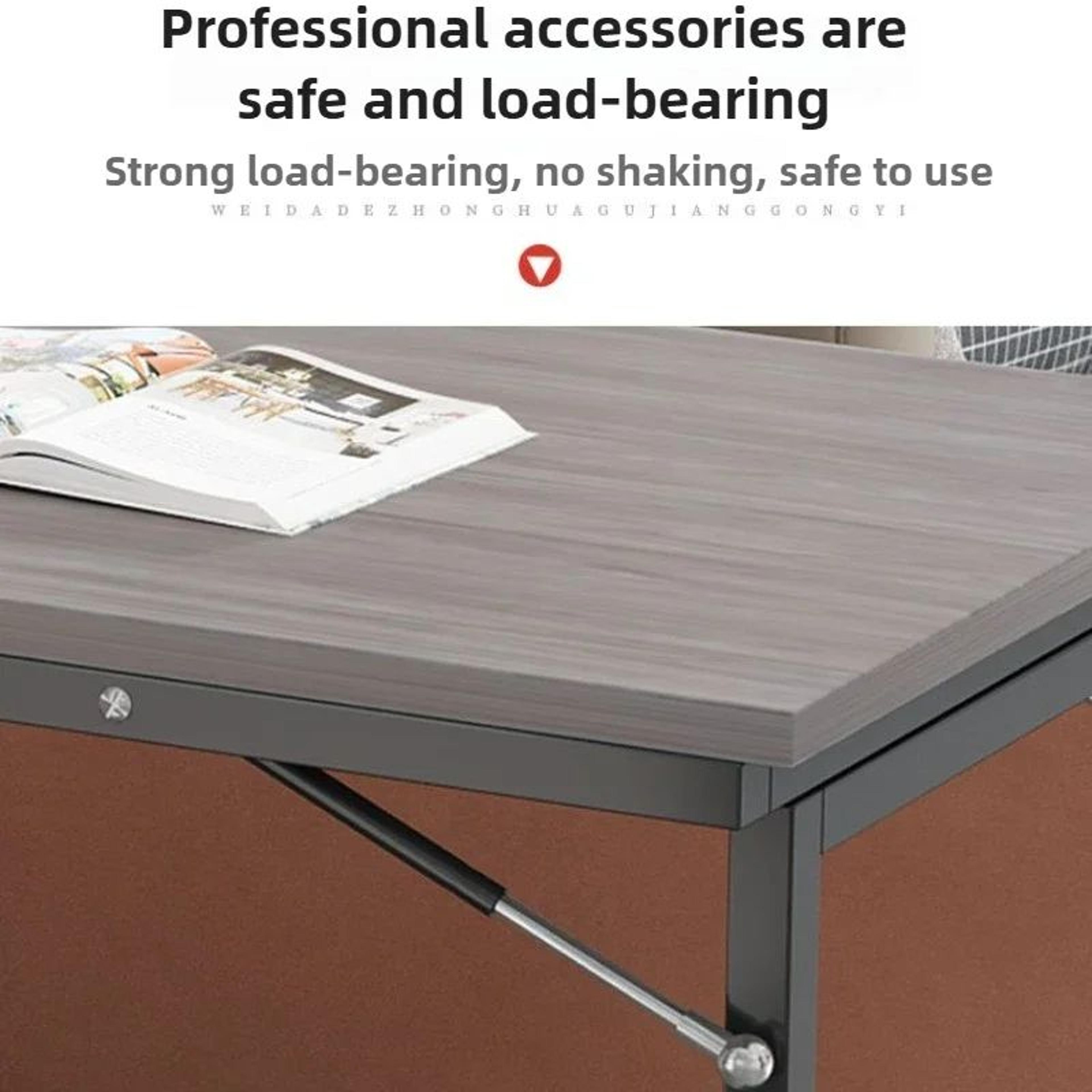 NordicFold Luxe Modular Side Table  Modern Folding Coffee Table For Small Spaces 4