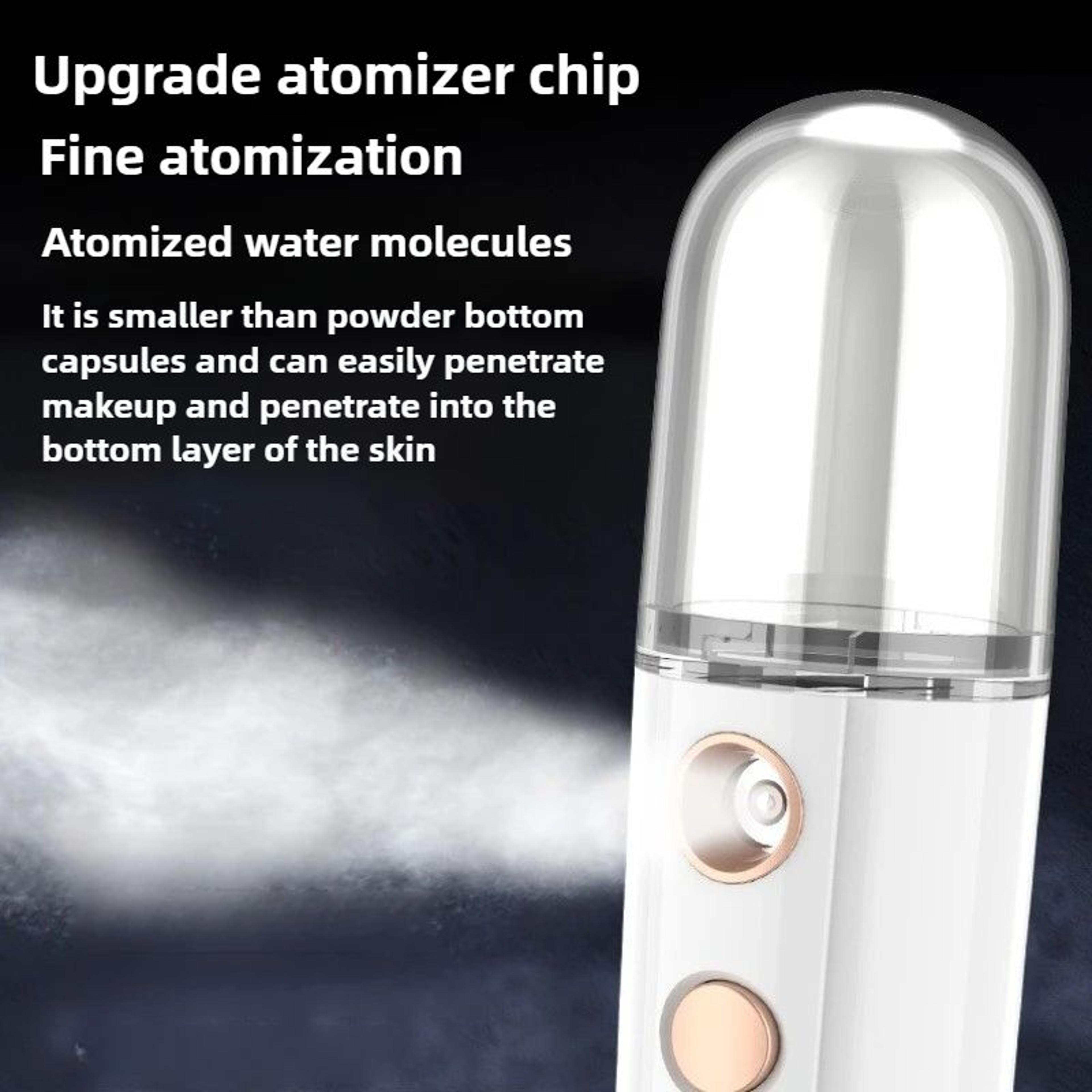 NanoGlow Portable Facial Steamer  USB Nano Mist Face Sprayer For Deep Hydration 2