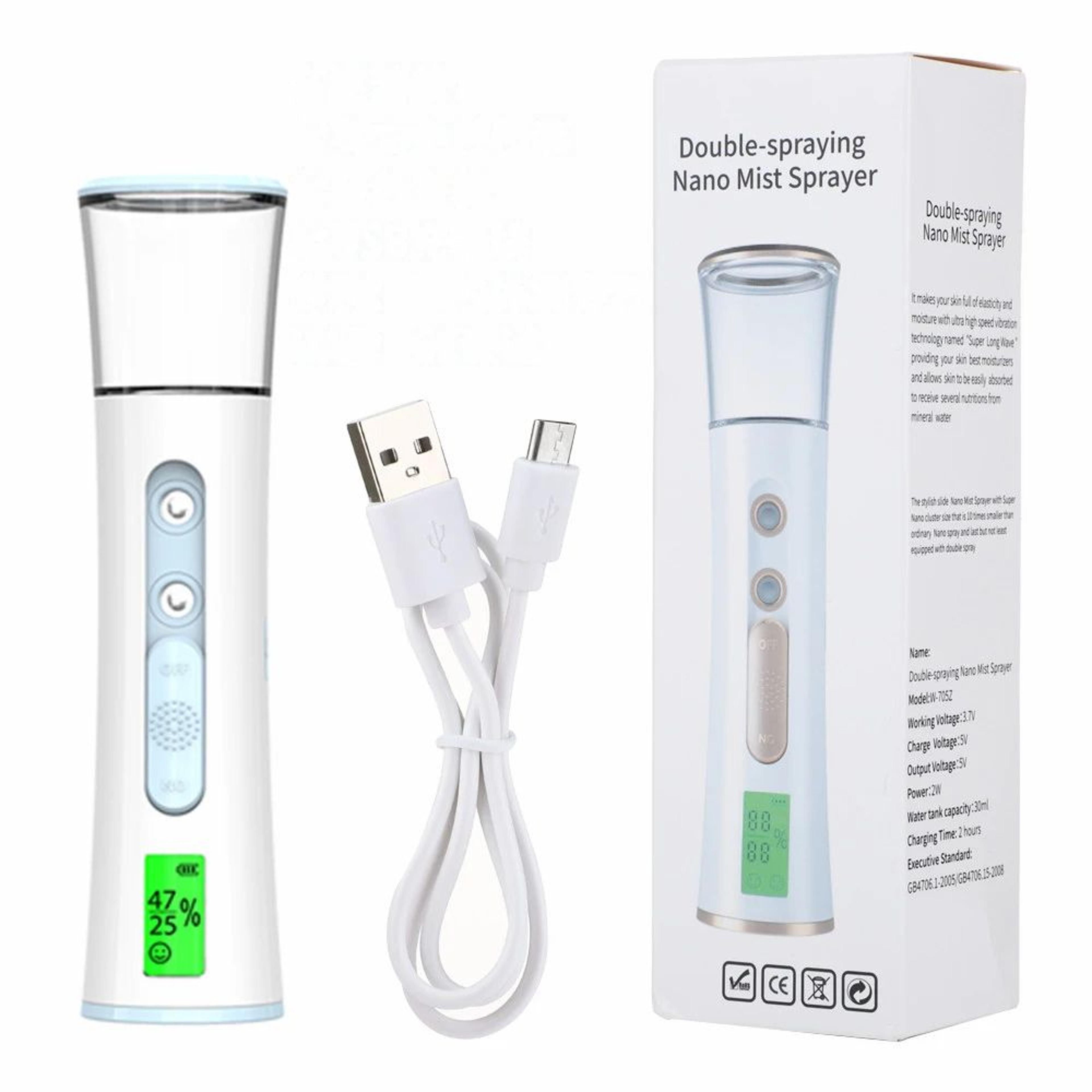 NanoGlow Pro Portable Facial Steamer  Nano Mist Sprayer 6