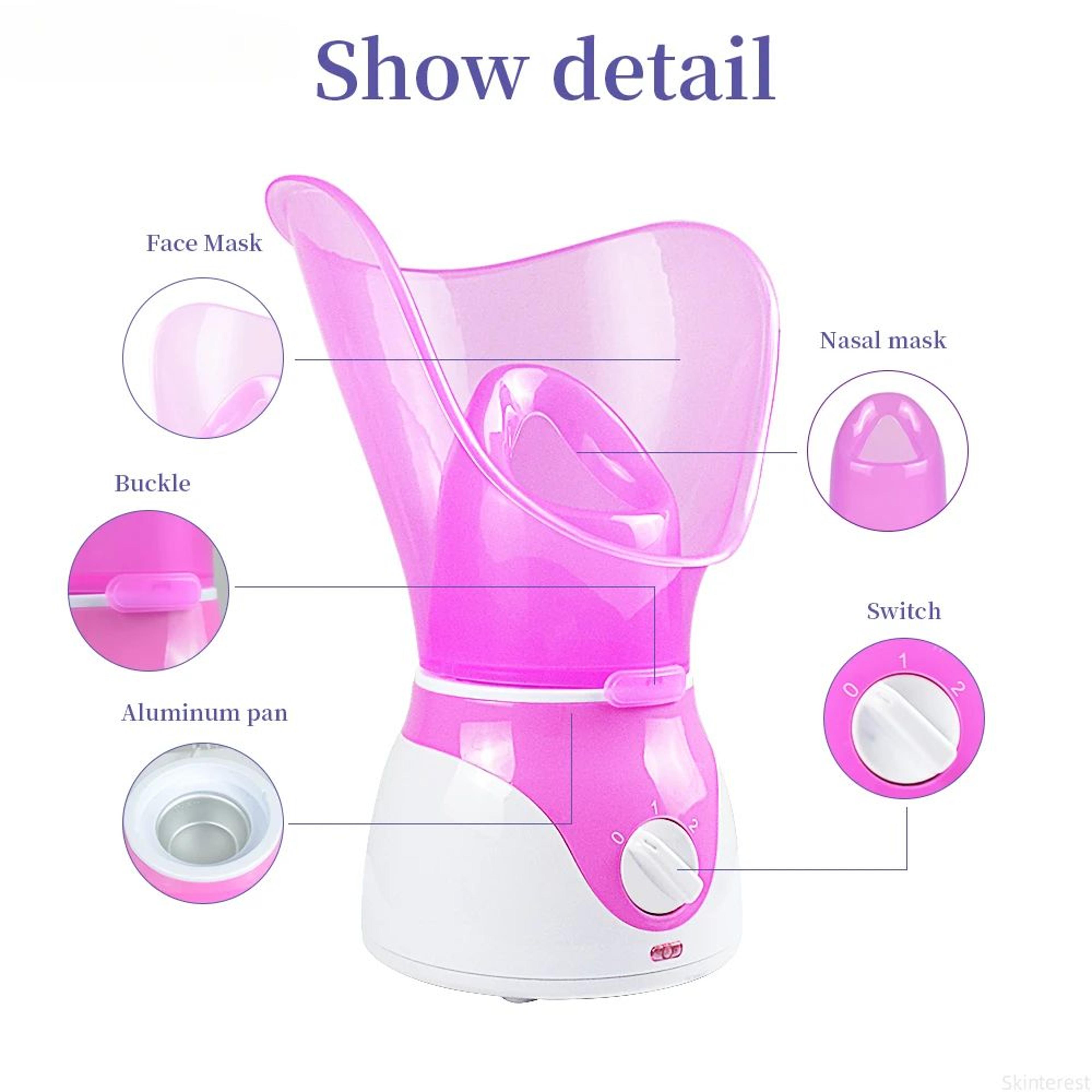 HydraGlow NanoMist Pro Facial Steamer For Deep Pore Cleansing  Hydration 1