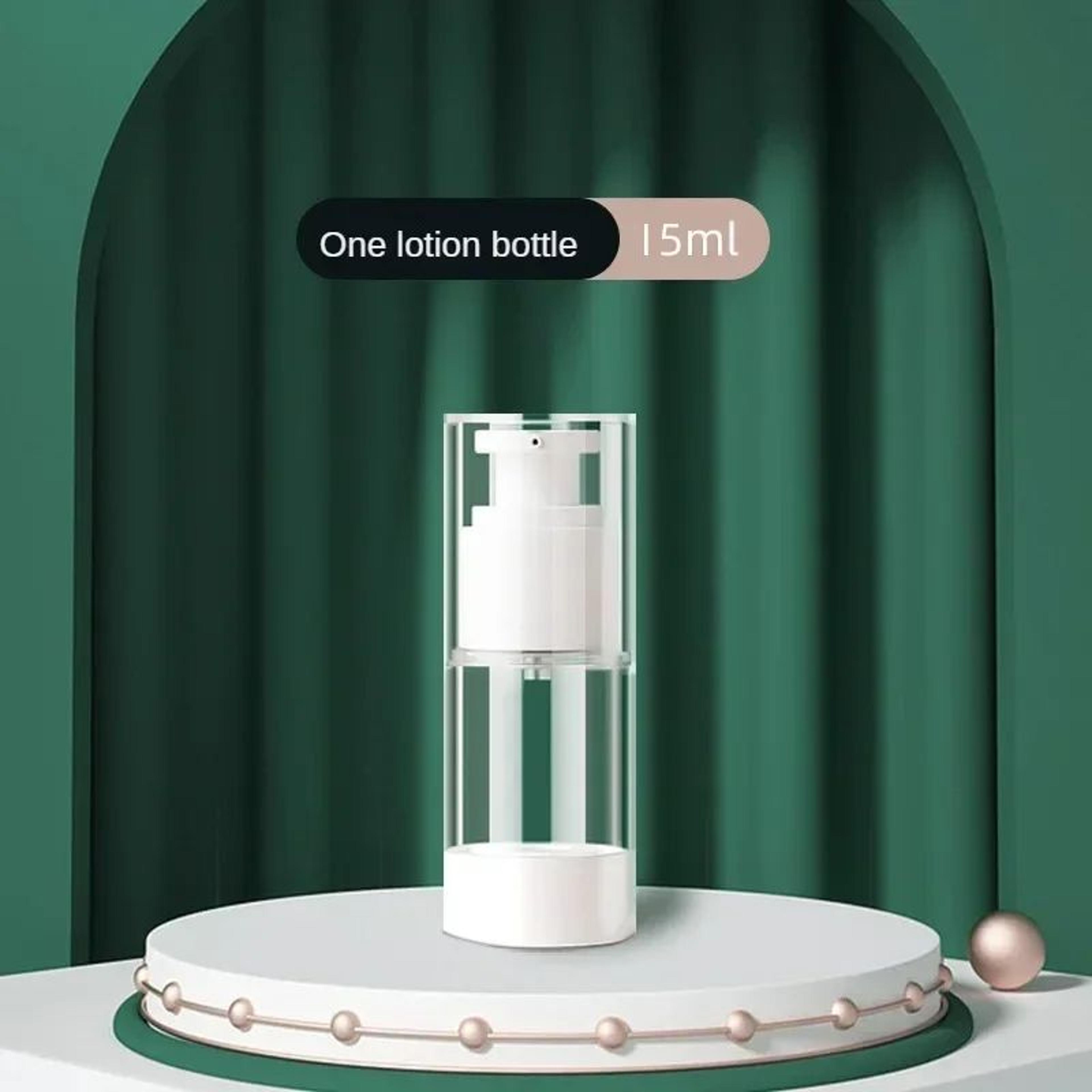 Airless Travel Pump Bottle Set  Refillable Cosmetic Cream  Lotion Dispenser 15ml30ml50ml 6