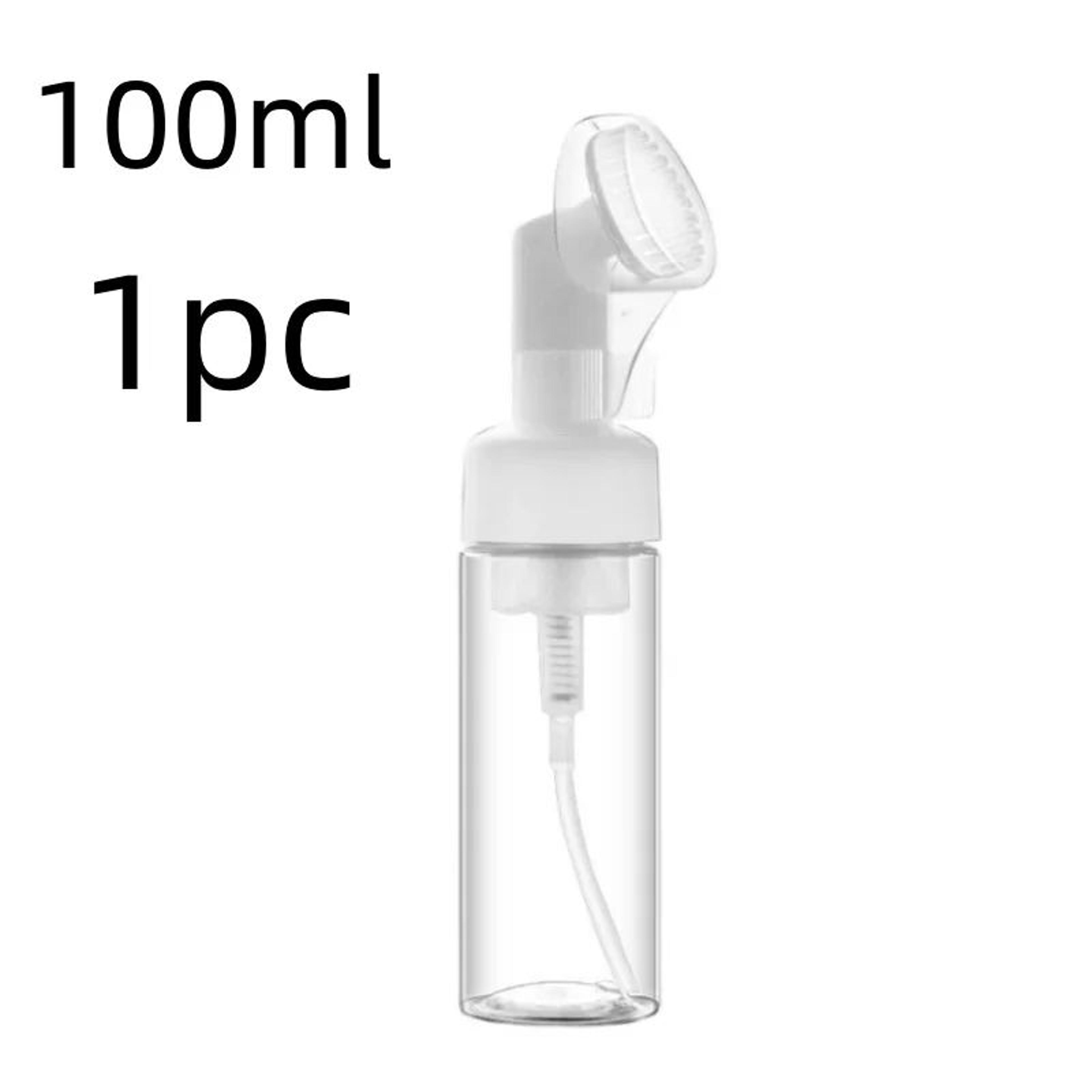 Silicone Brush Foaming Cleanser Bottle  100ml Refillable Foam Pump Dispenser 6