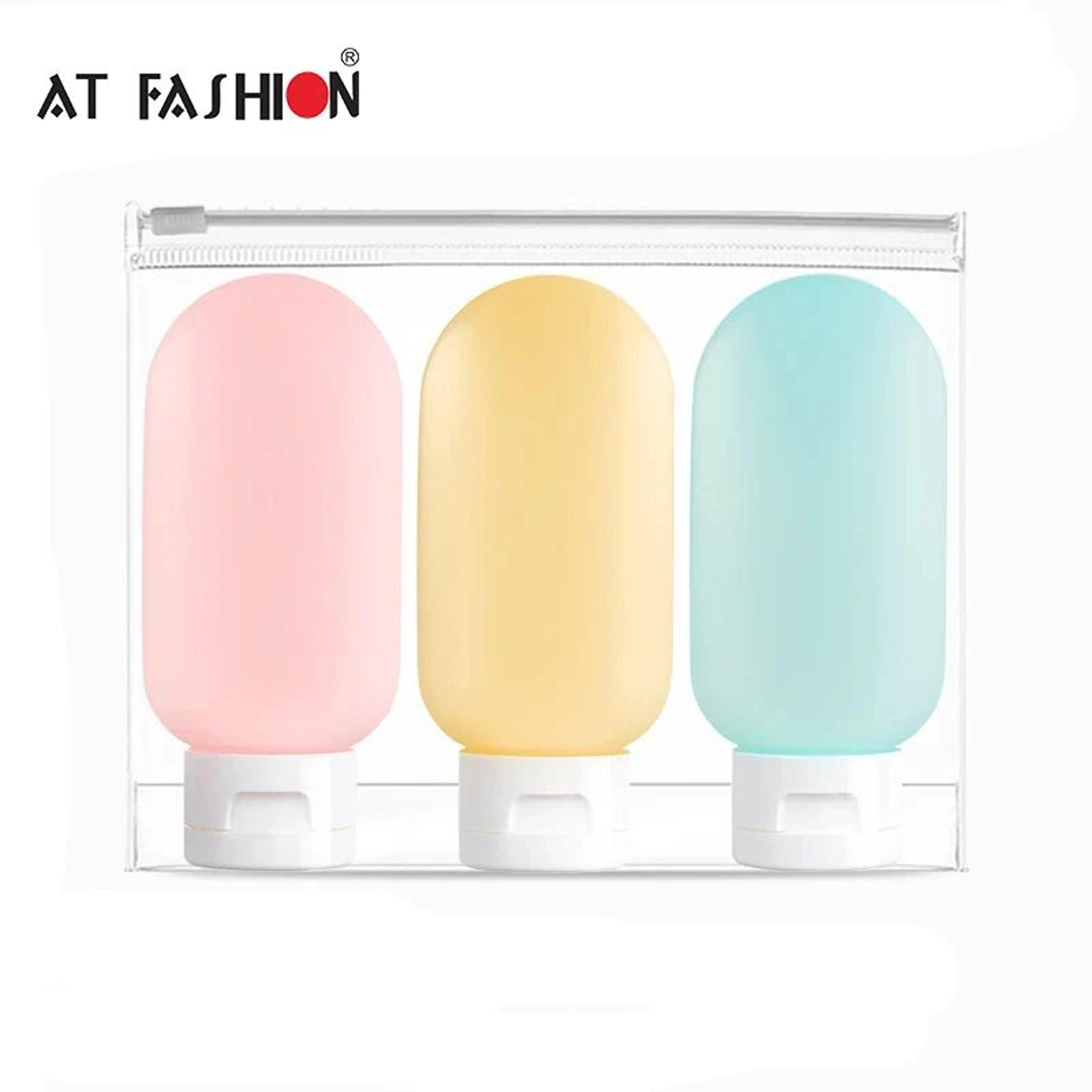 TravelEase Silicone Travel Bottles For Toiletries  Leakproof Refillable Squeeze Tubes 3060100ml Set 7