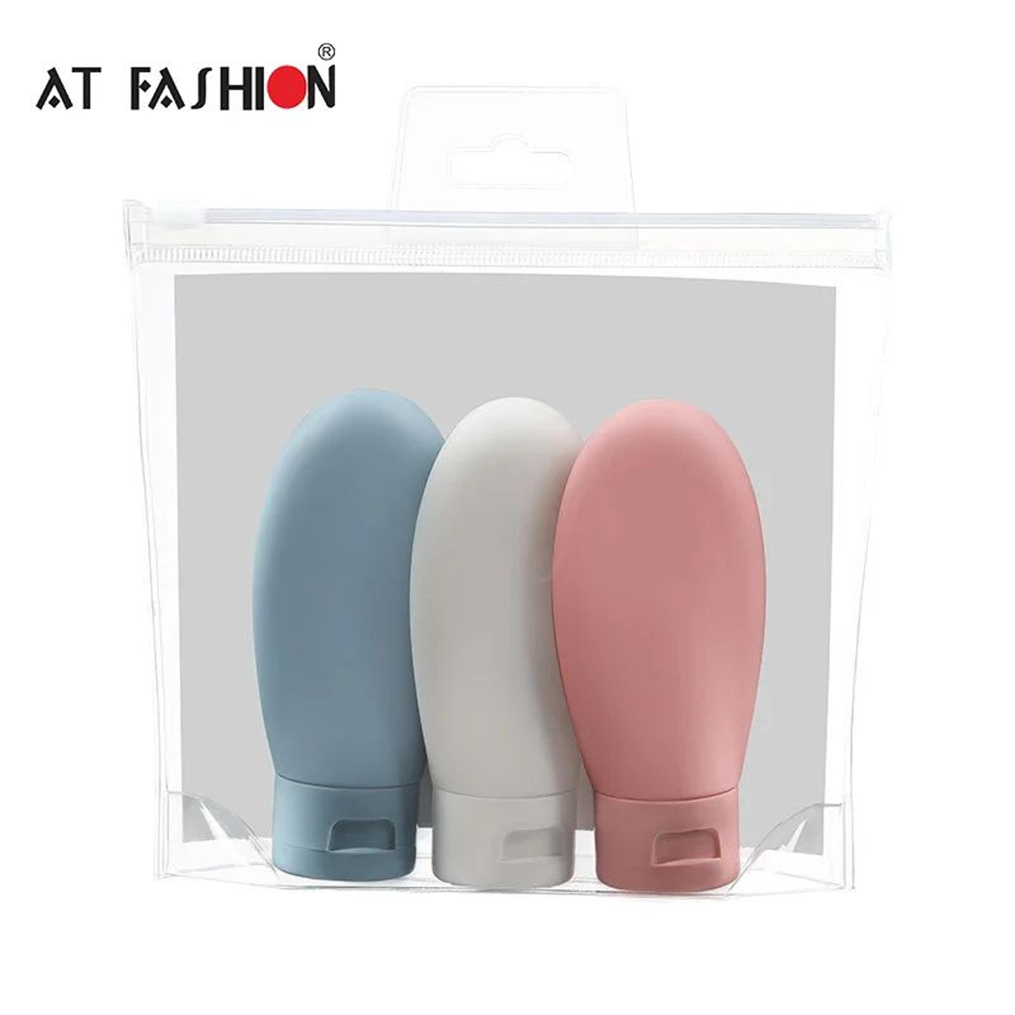 TravelEase Silicone Travel Bottles For Toiletries  Leakproof Refillable Squeeze Tubes 3060100ml Set 8
