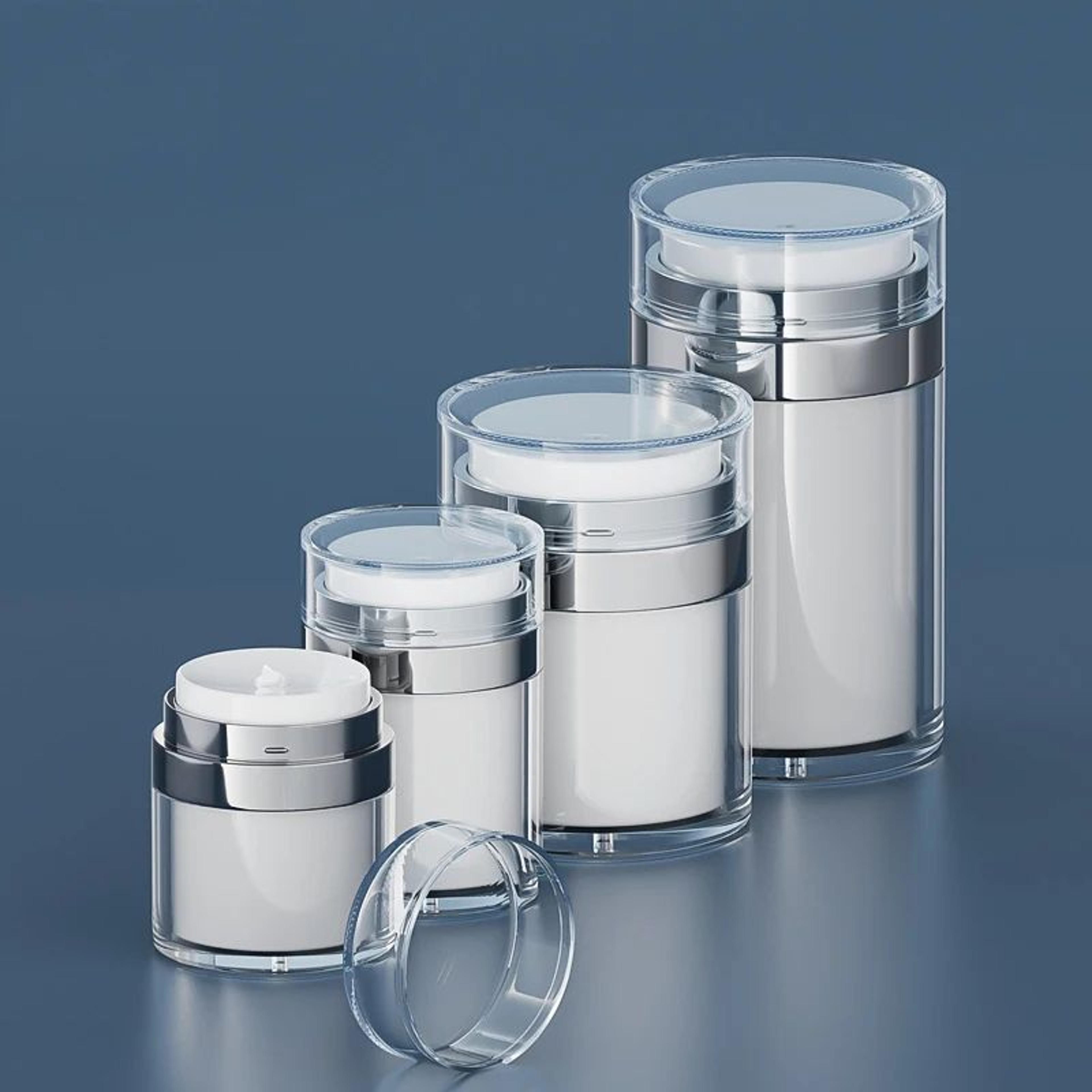 AirLock Pro Refillable Airless Pump Bottle  Portable Vacuum Travel Cosmetic Container 0