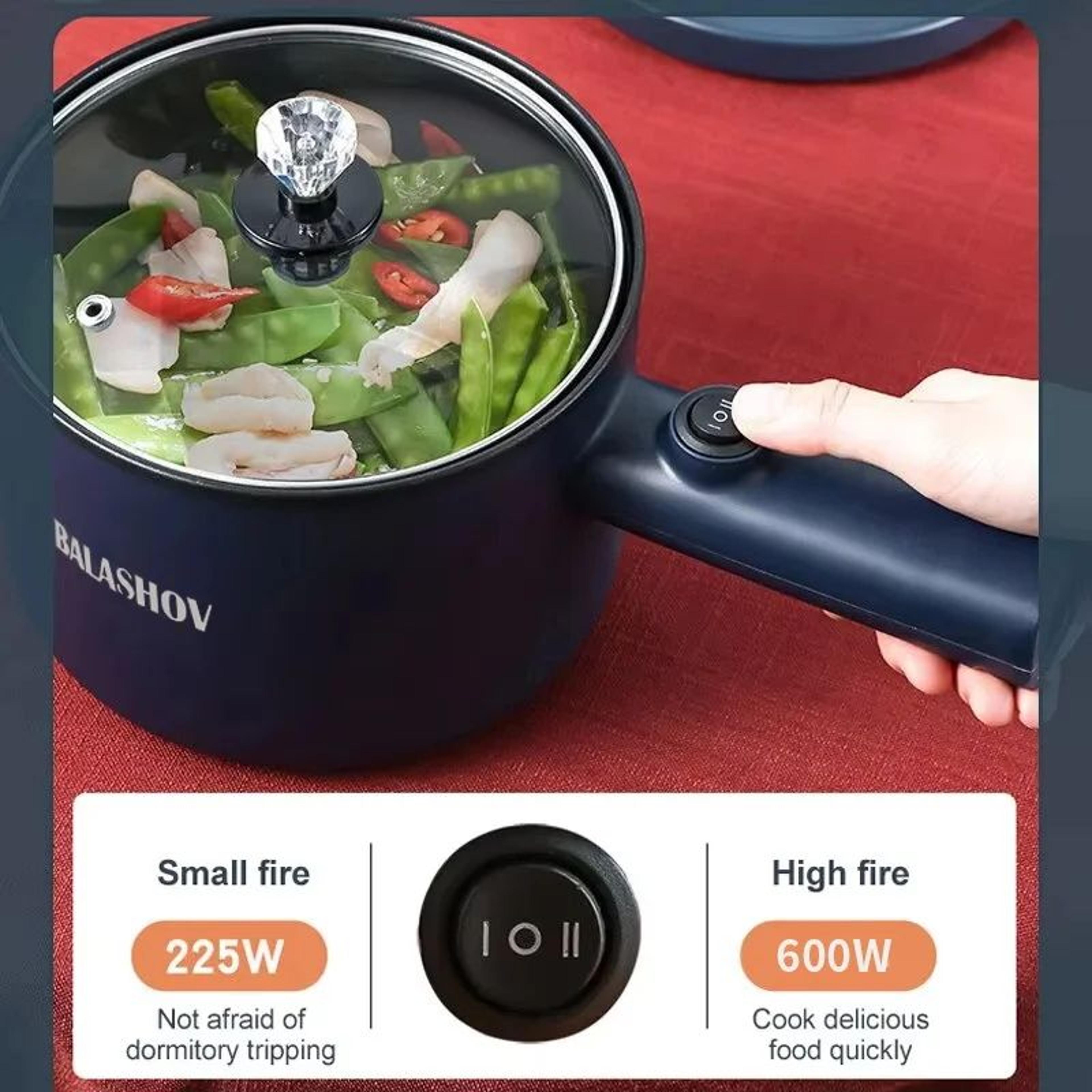 Mini Electric Hot Pot  Rice Cooker 220V  2Layer NonStick Multifunction Cooker 3