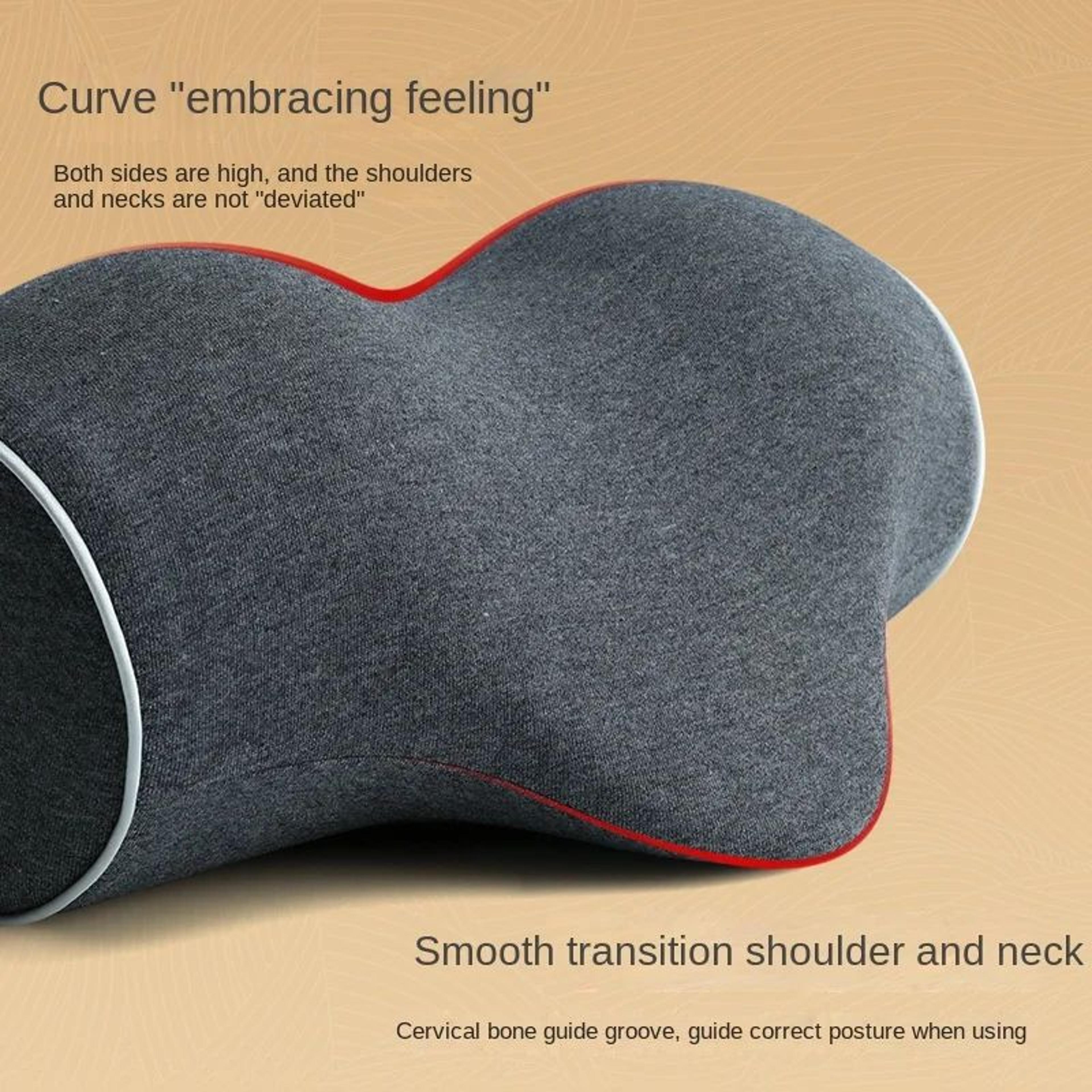 ErgoRelief Cervical Neck Traction Pillow For Spinal Alignment  Pain Relief 4