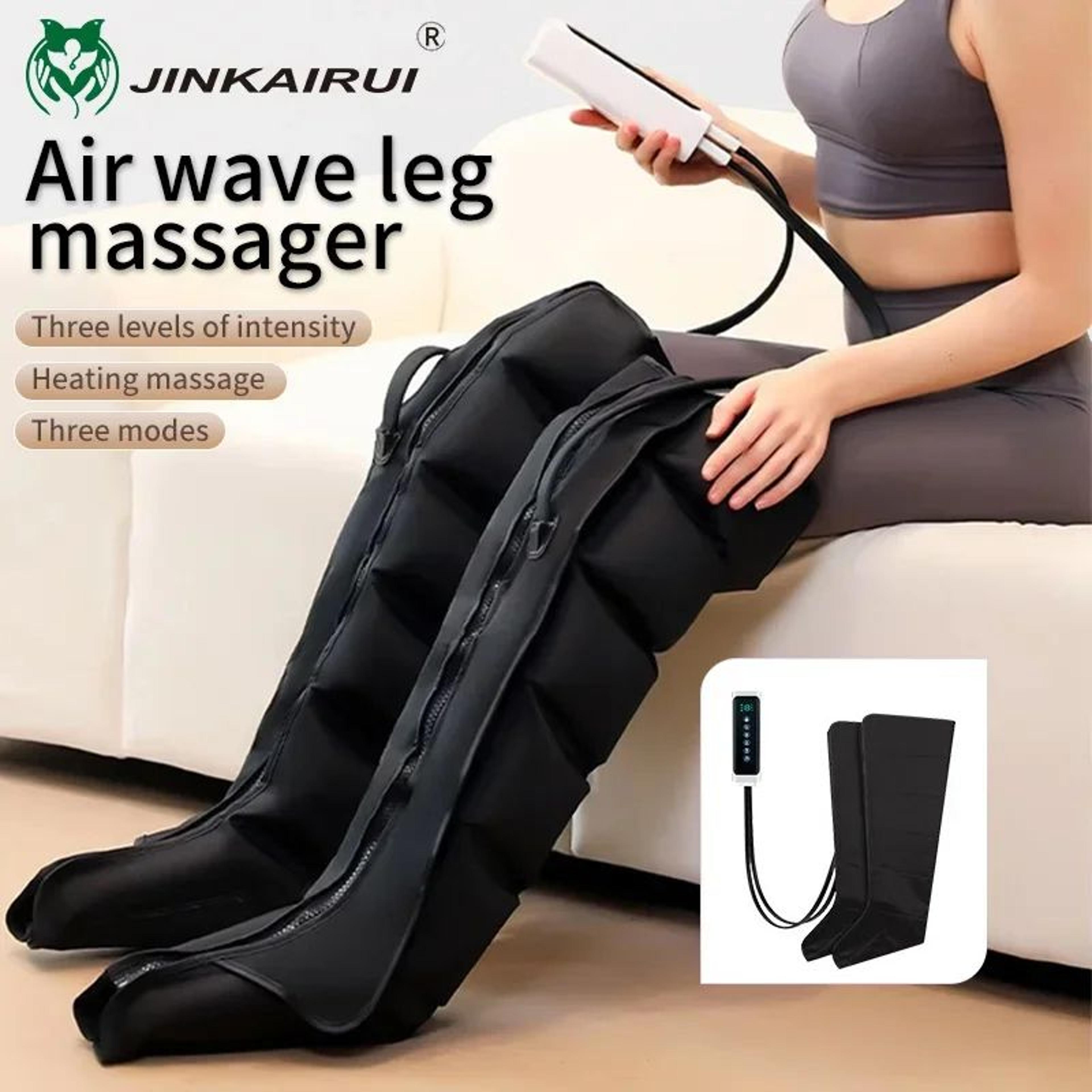 AirRelax Pro Wireless Air Compression Leg Massager Boots With Heat  Remote 2