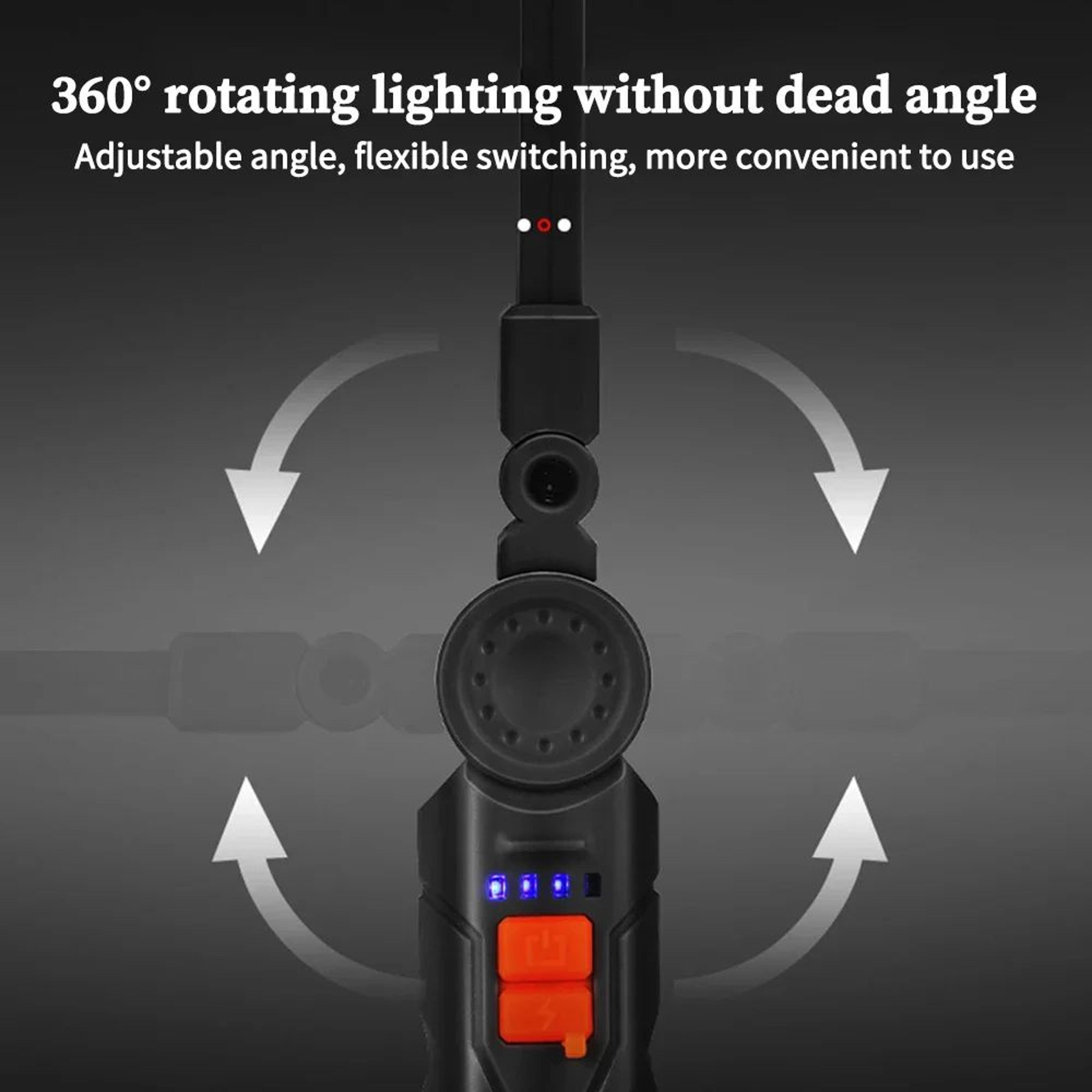 Magnetic Rechargeable LED Work Light For Camping  Emergency Repairs 1