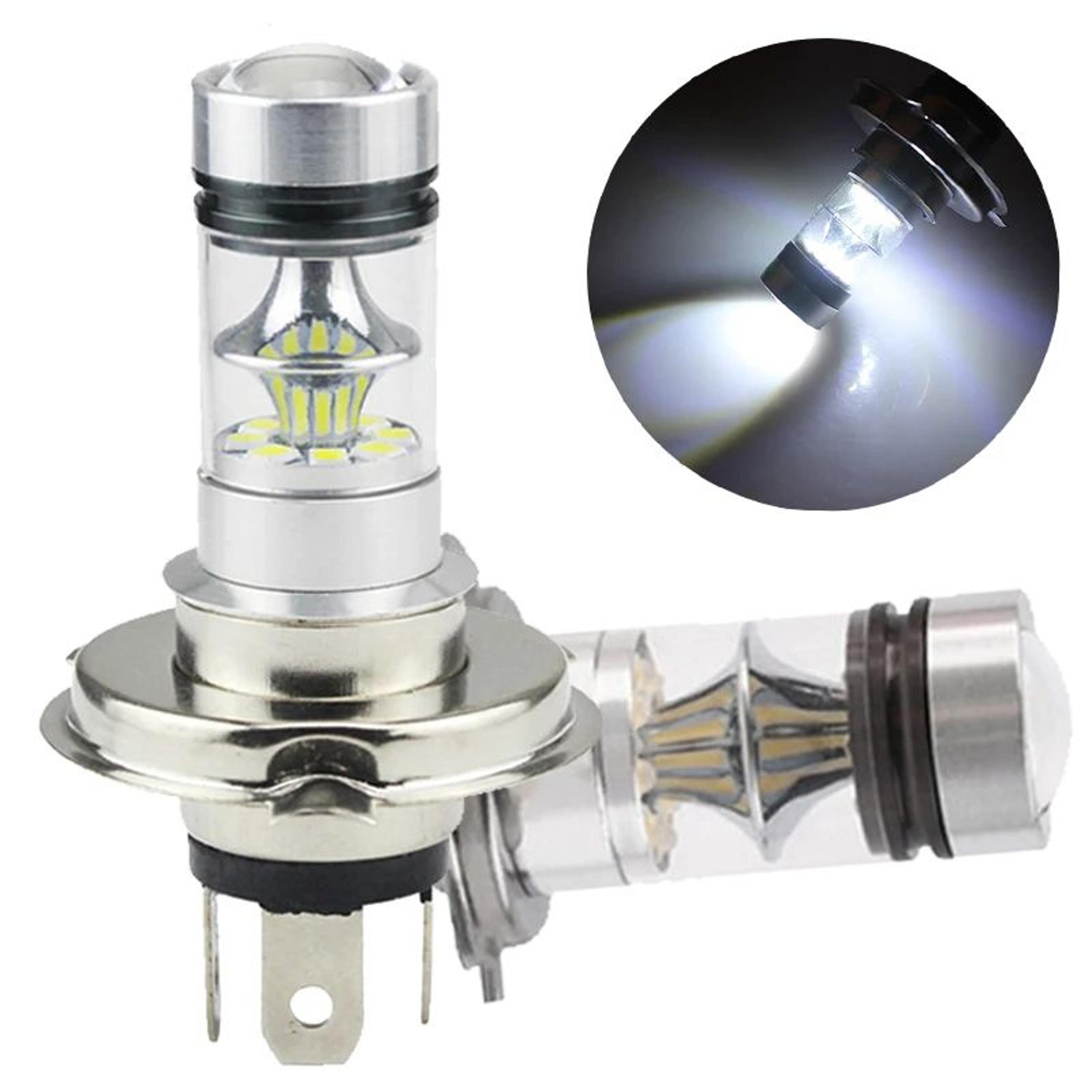 HighPerformance LED Headlight Bulbs H4H7 100W  Super Bright Low Beam  Fog Light Upgrade 2Pack 2