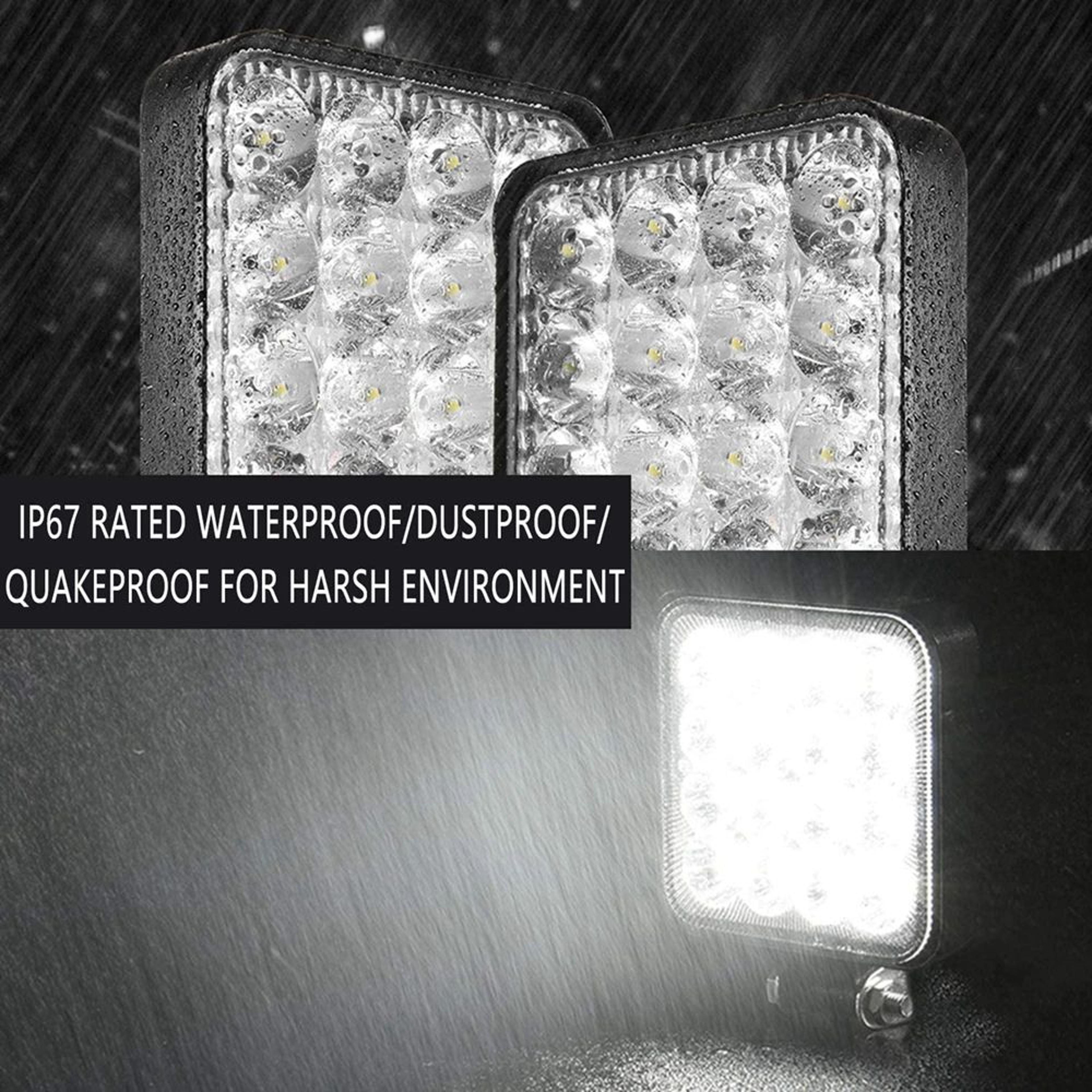 HighPerformance LED Light Bar 42W48W For Offroad Trucks SUVs  Boats 2