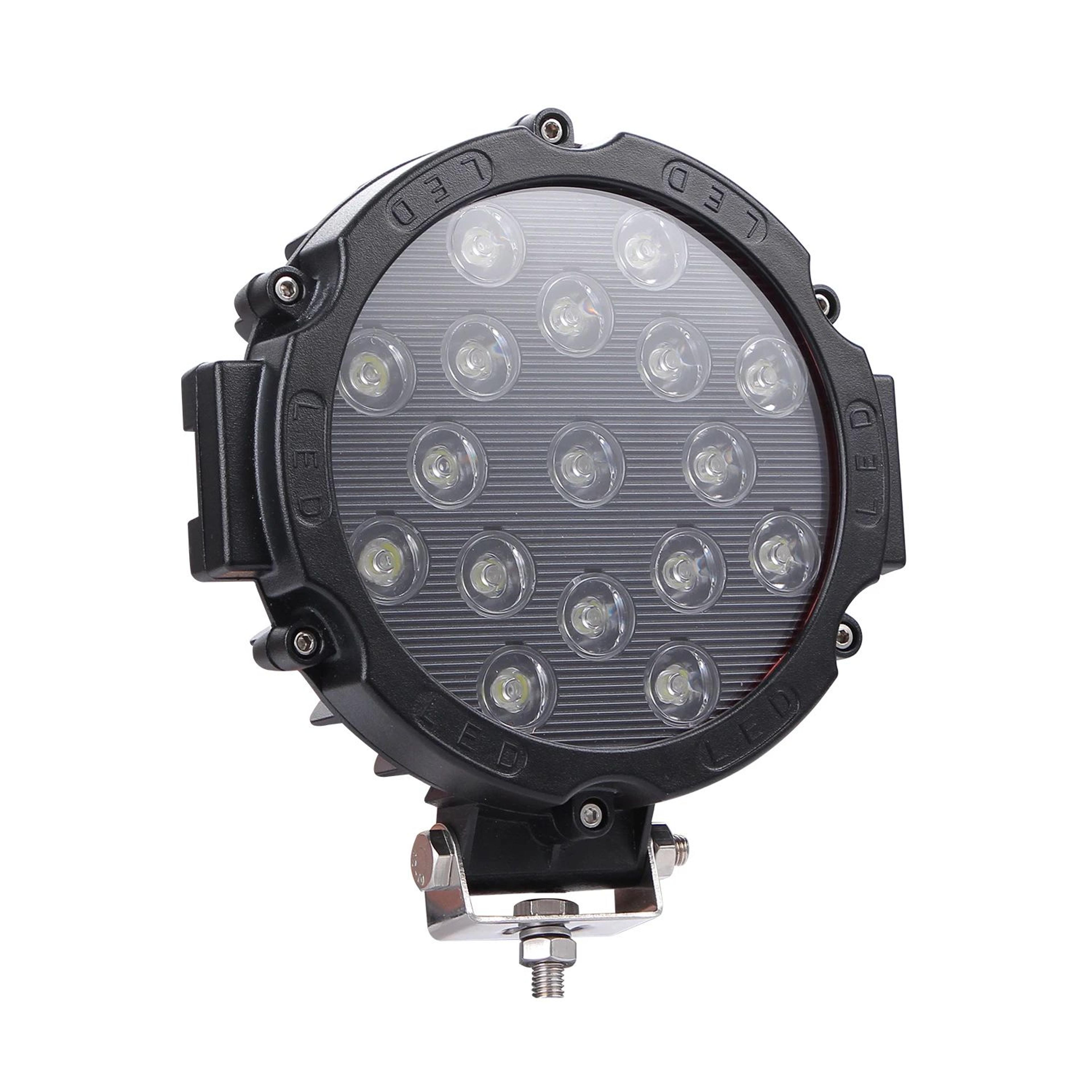 HYNBYZJ 100W Off Road LED Work Light Spot Beam  IP68 Waterproof Auxiliary Lamp For Trucks  Jeeps 6