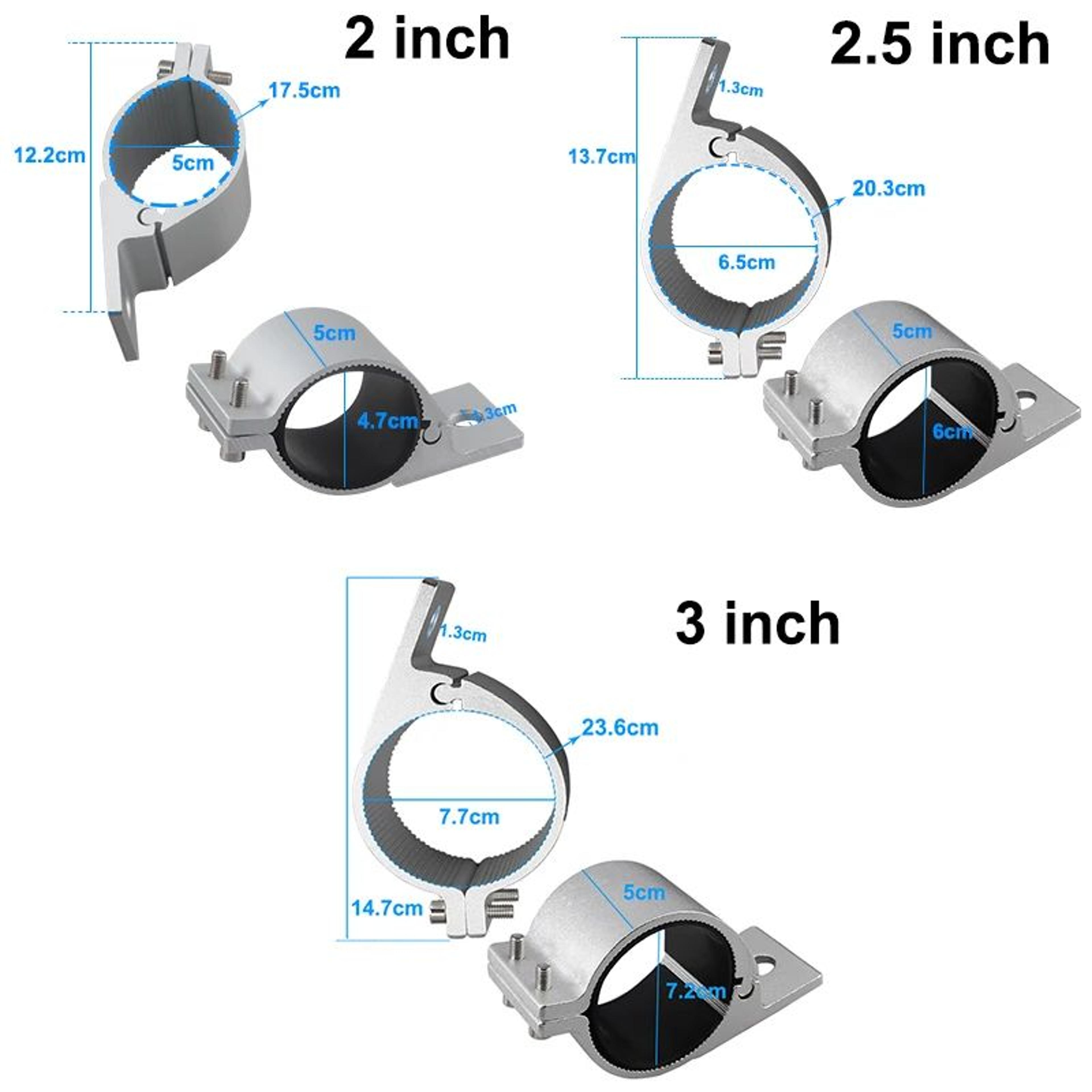 Universal Tube Clamp Light Mount Brackets For 23 Bars  LED Light Bar Mount Bracket For Bull Bar  Ro 4