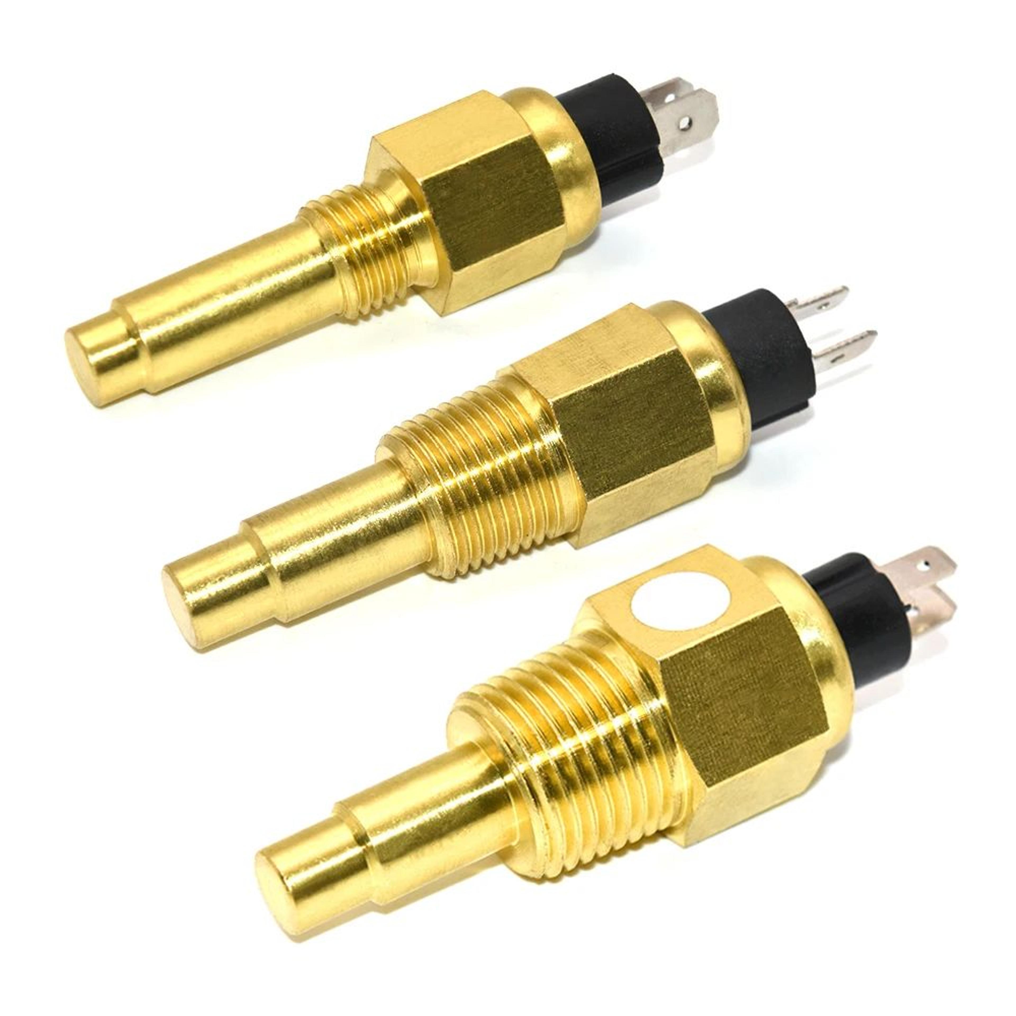 Universal Water Temperature Sensor 38NPT  12NPT  Precision VDO Water Temp Sensor For Cars Trucks  B 1