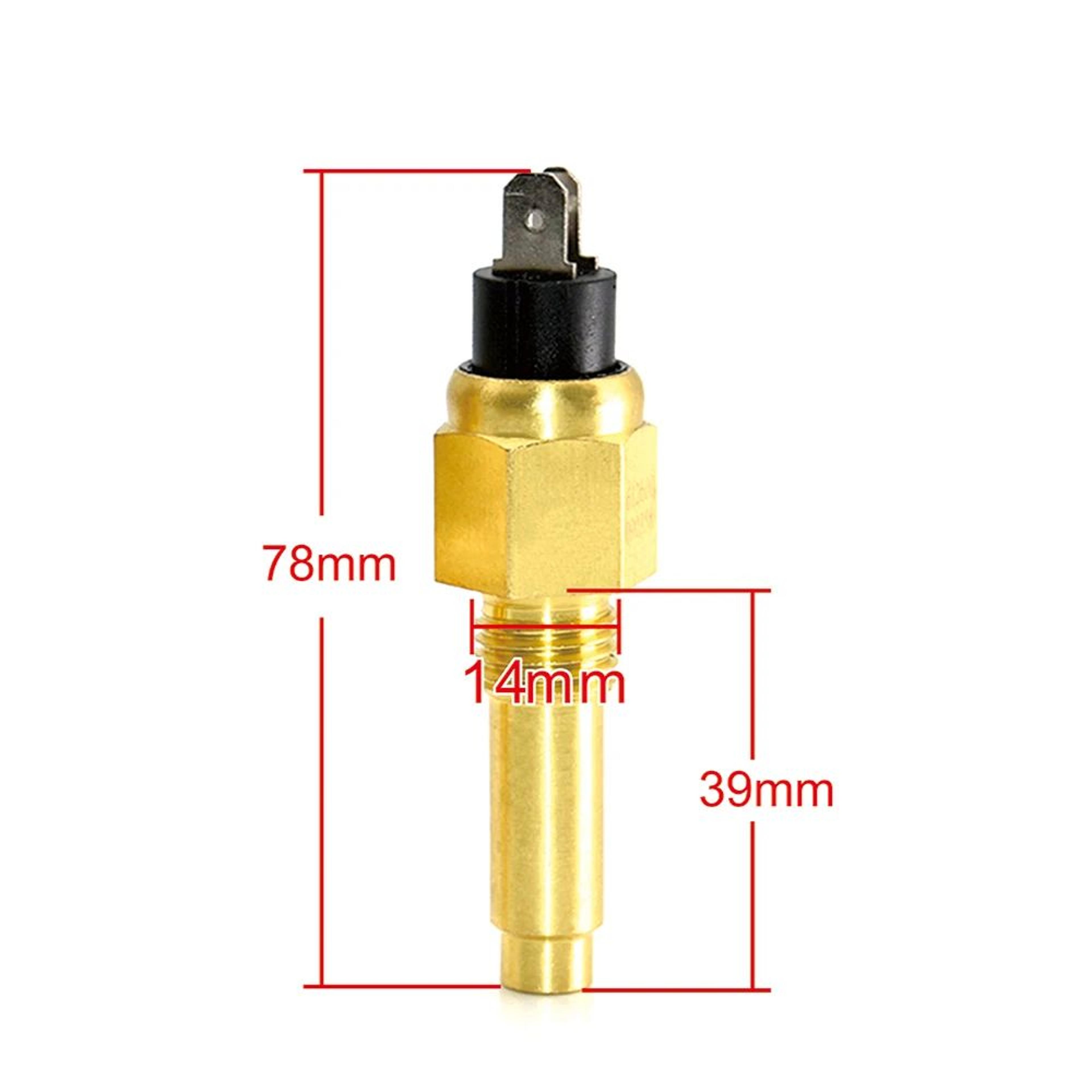 Universal Water Temperature Sensor 38NPT  12NPT  Precision VDO Water Temp Sensor For Cars Trucks  B 2