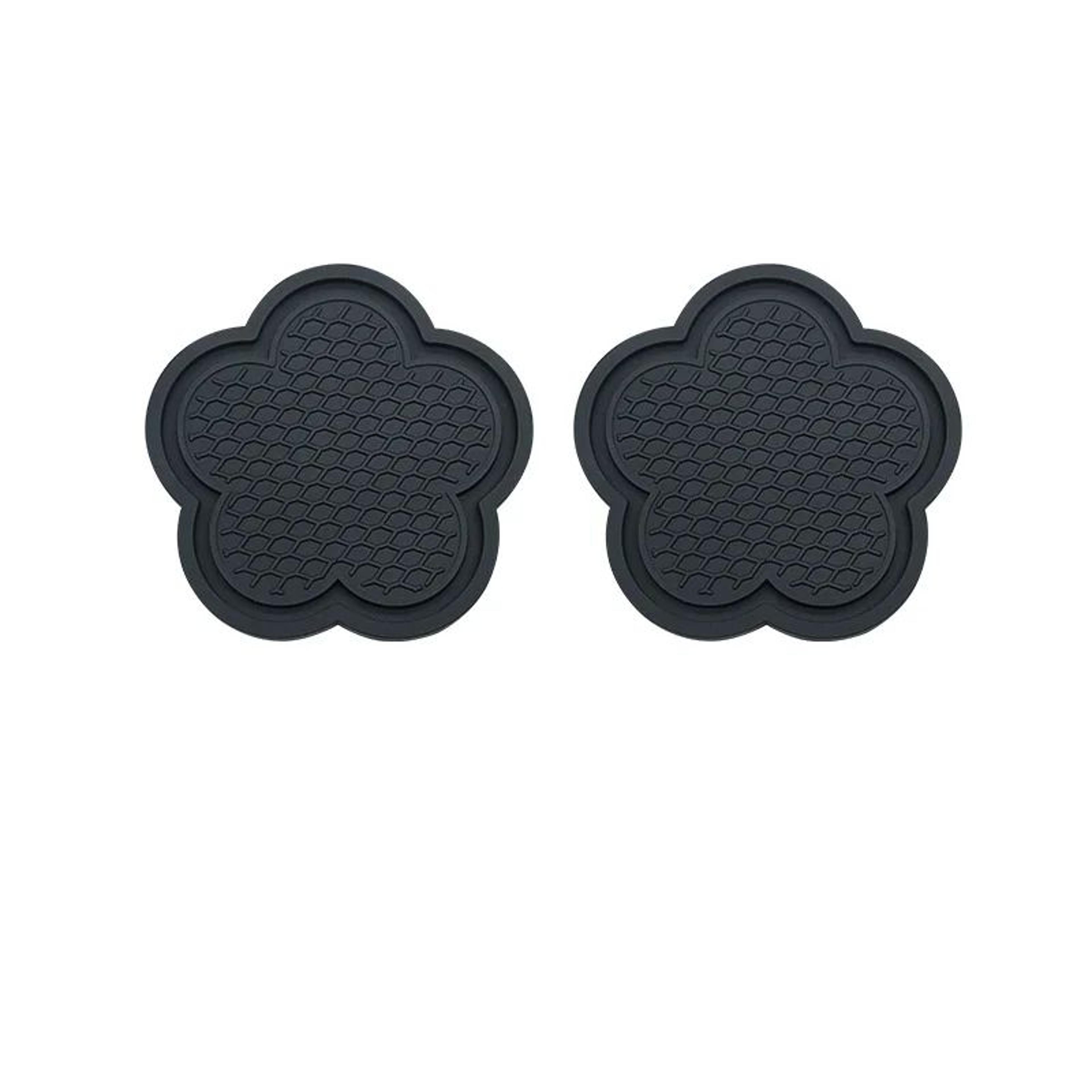 BloomGuard Flower Silicone Car Cup Holder Coasters 2Pack 6
