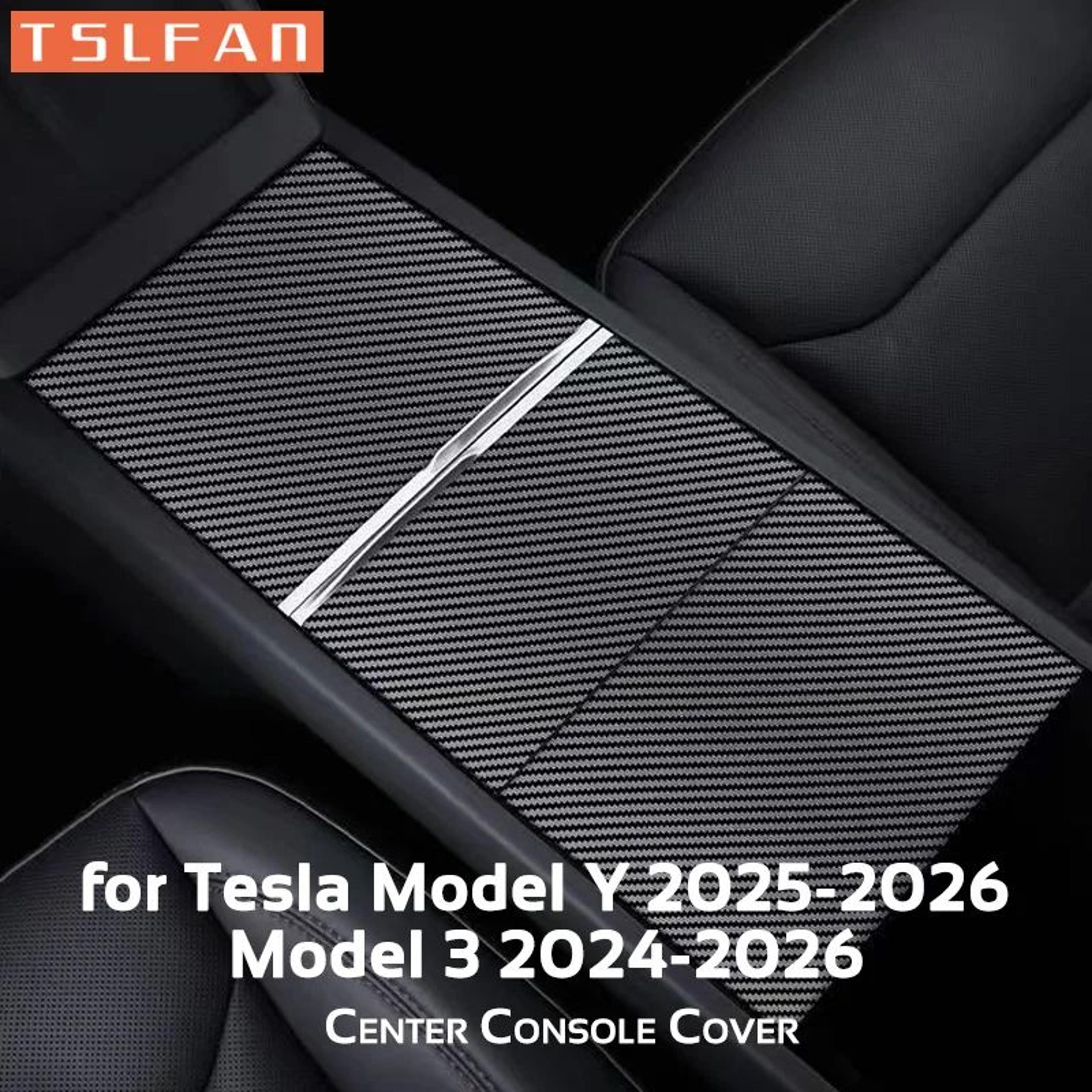 Tesla Model 3  Model Y 20242026 Center Console Cover Protector  Premium Matte Control Panel Film 0