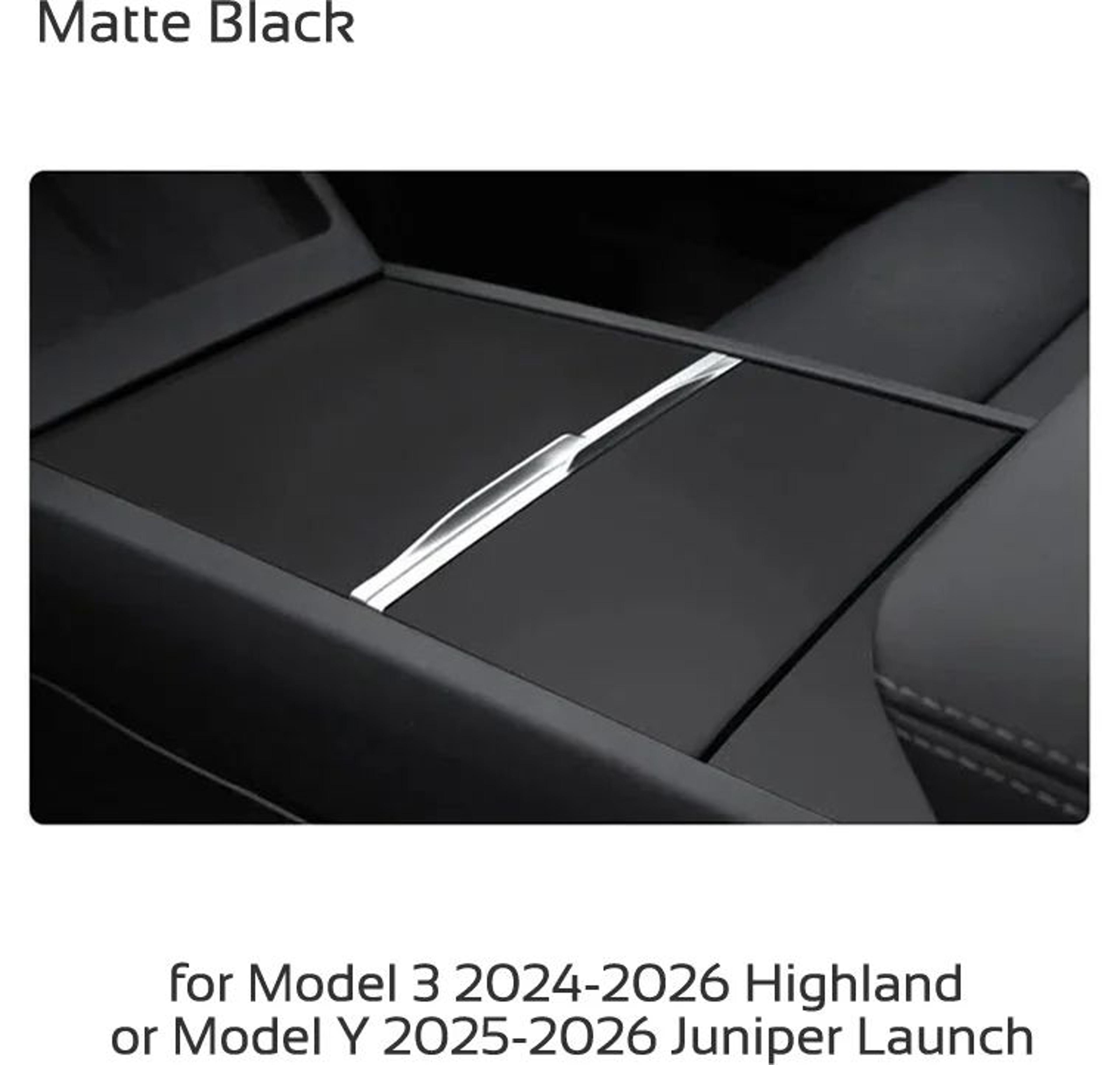 Tesla Model 3  Model Y 20242026 Center Console Cover Protector  Premium Matte Control Panel Film 10