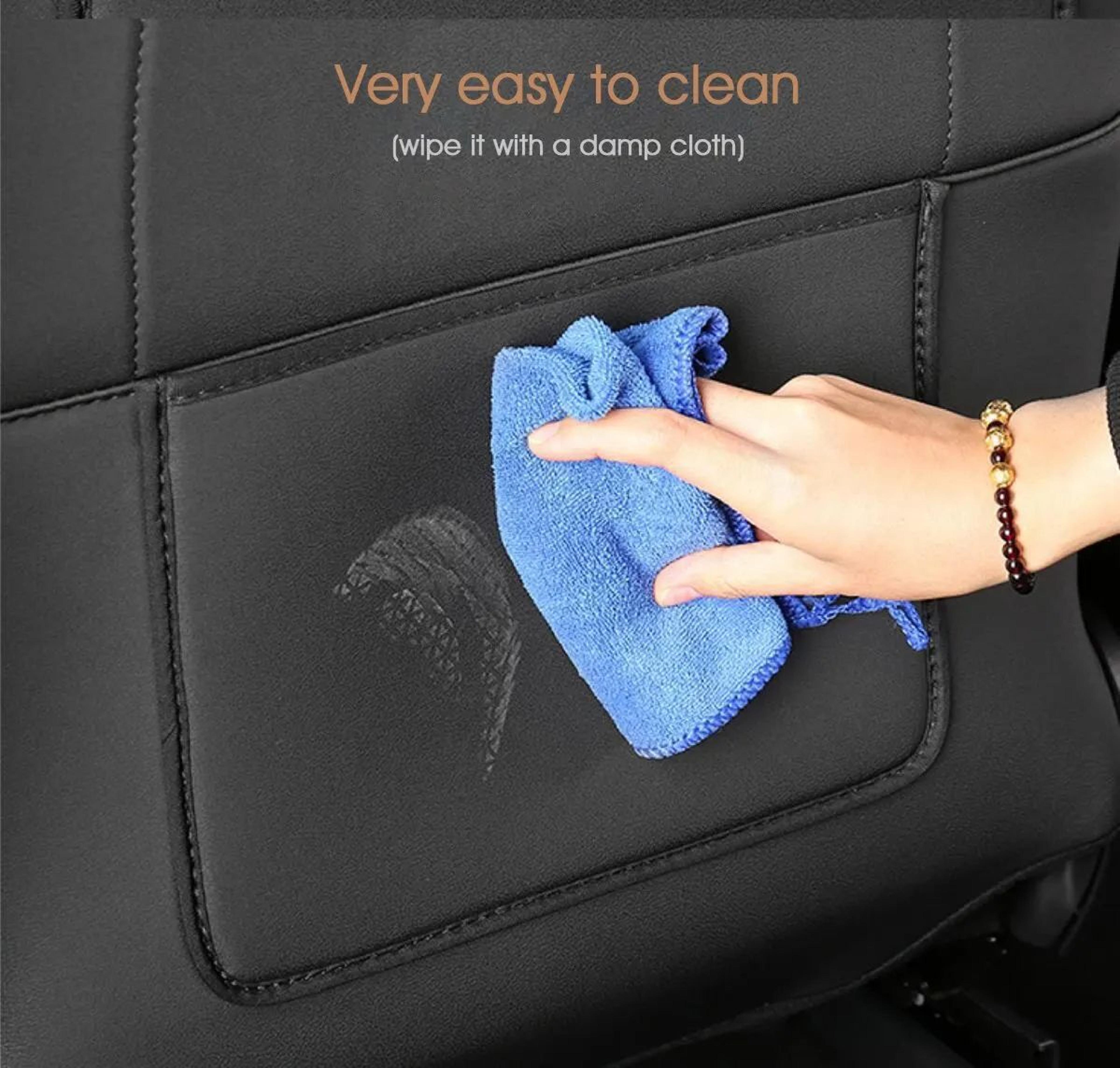 Premium Leather Tesla Seat Back Protector For Model Y  Model 3 3