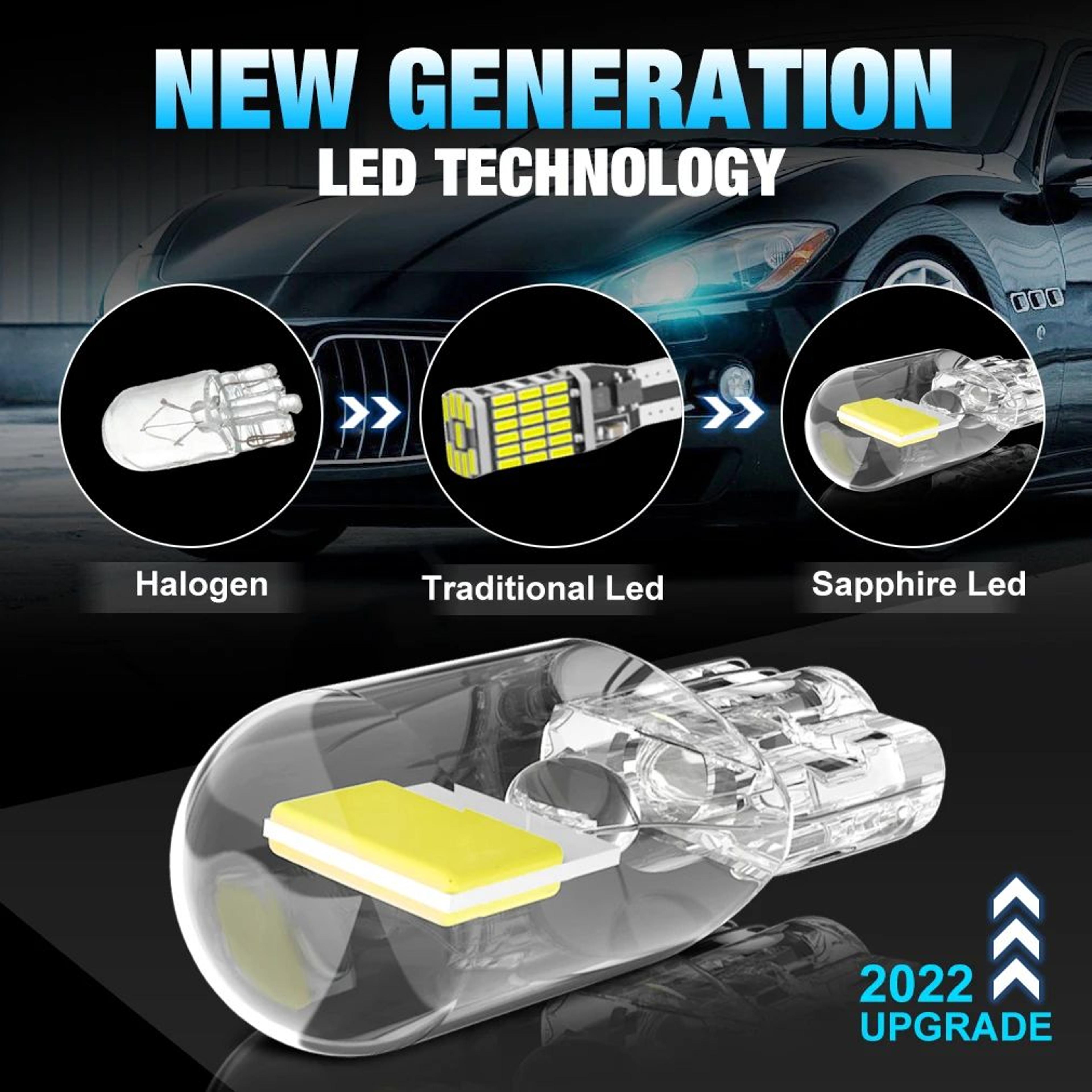 UltraBright T10 LED CANBUS Interior Dome Light Bulbs  6000K White ErrorFree 194 168 Replacement 2
