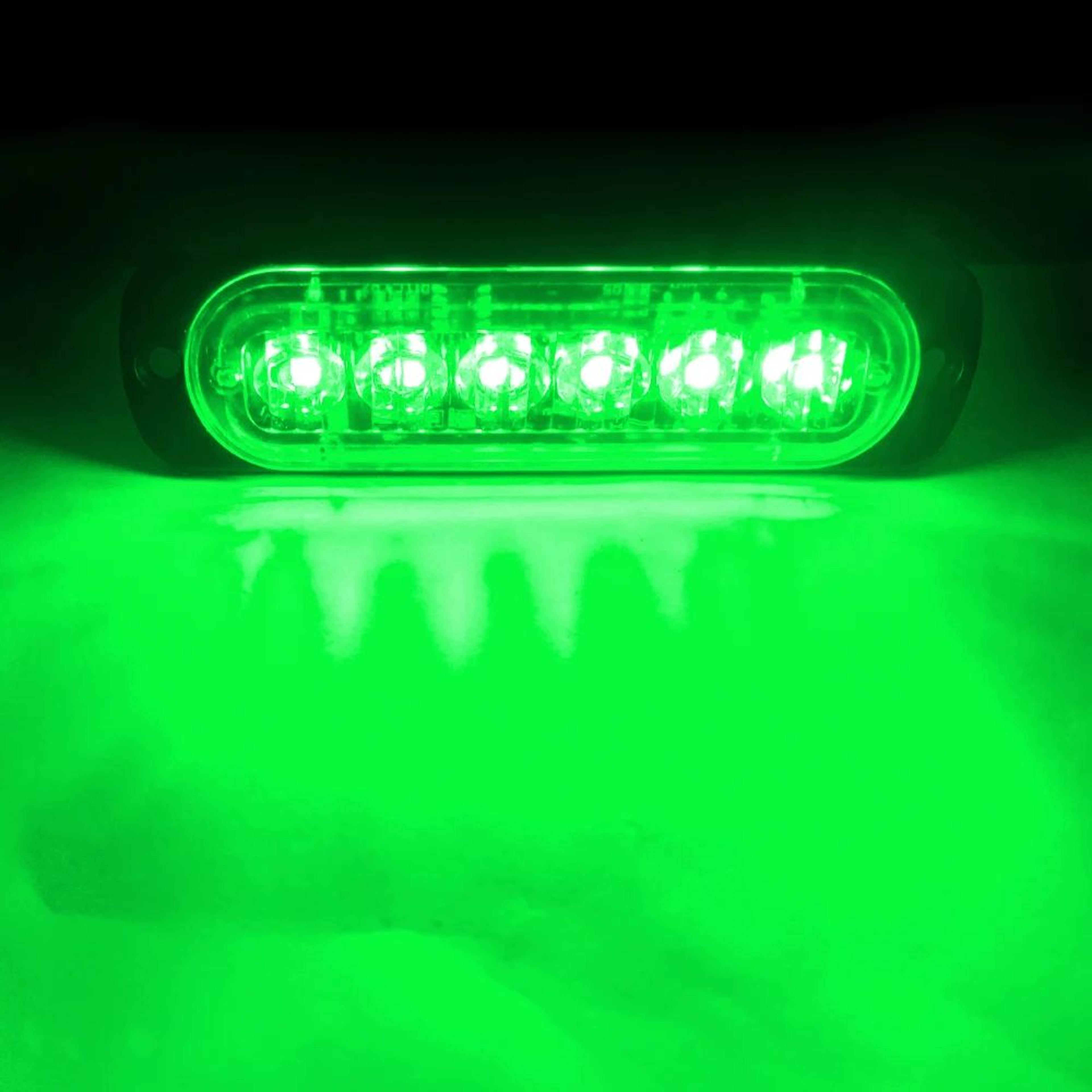 6LED Grille LED Strobe Light 12V24V  Compact Emergency Warning Lamp For Cars  Trucks 11