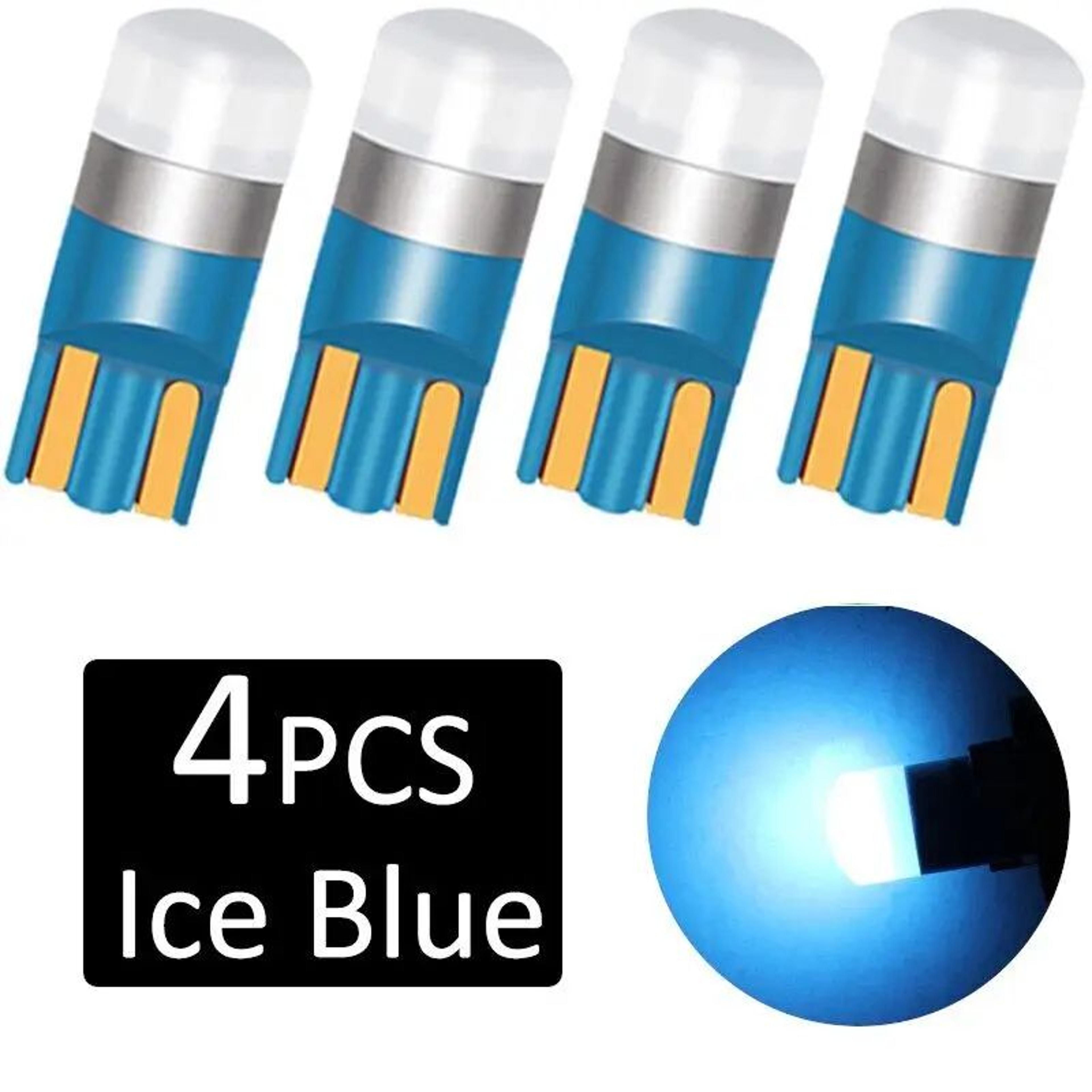 4Pack T10 W5W 3030 SMD 6000K White LED Interior Dome Bulbs 6