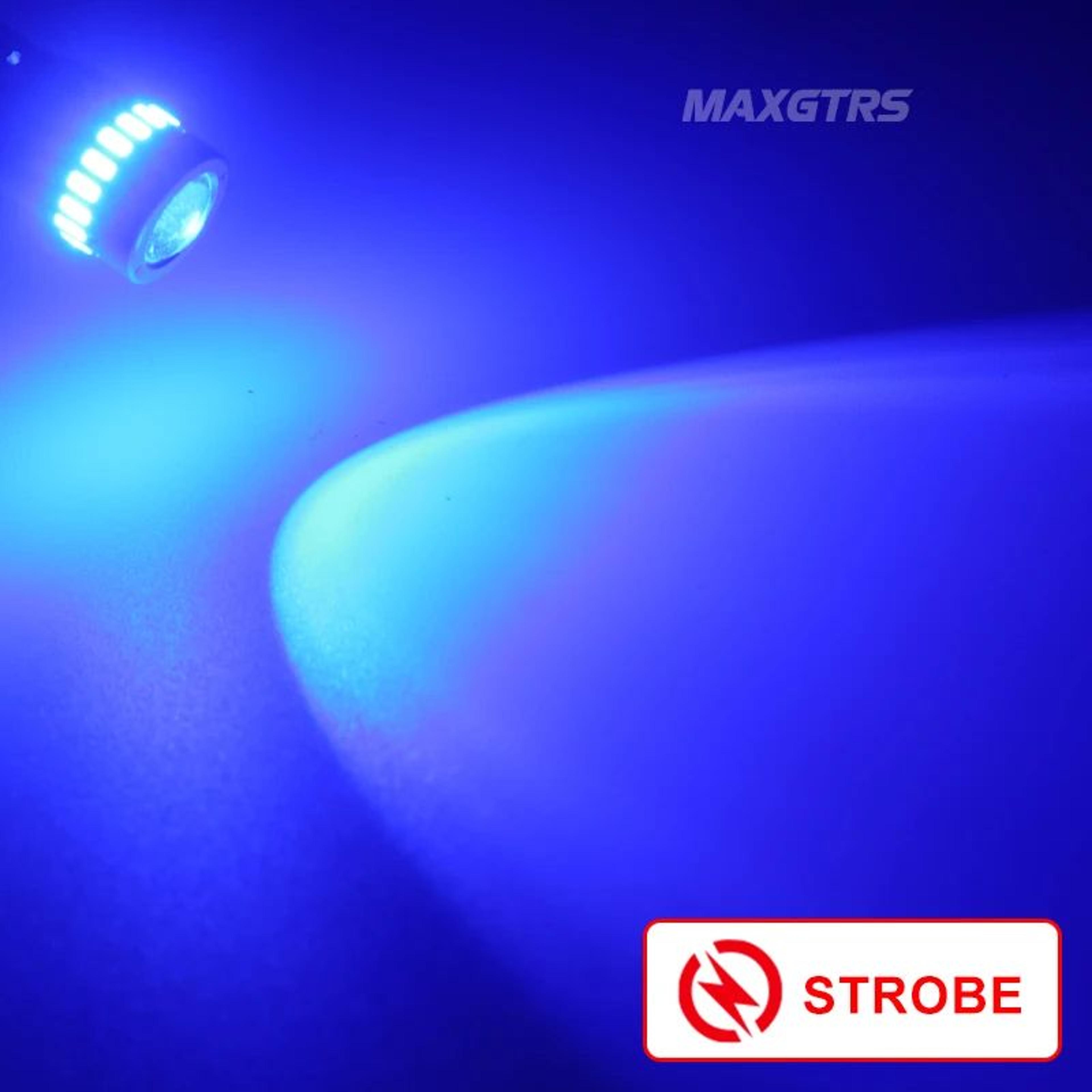 Canbus ErrorFree T10 LED Bulbs  Flash Strobe W5W 12V Parking  Clearance Lights 2Pack 7