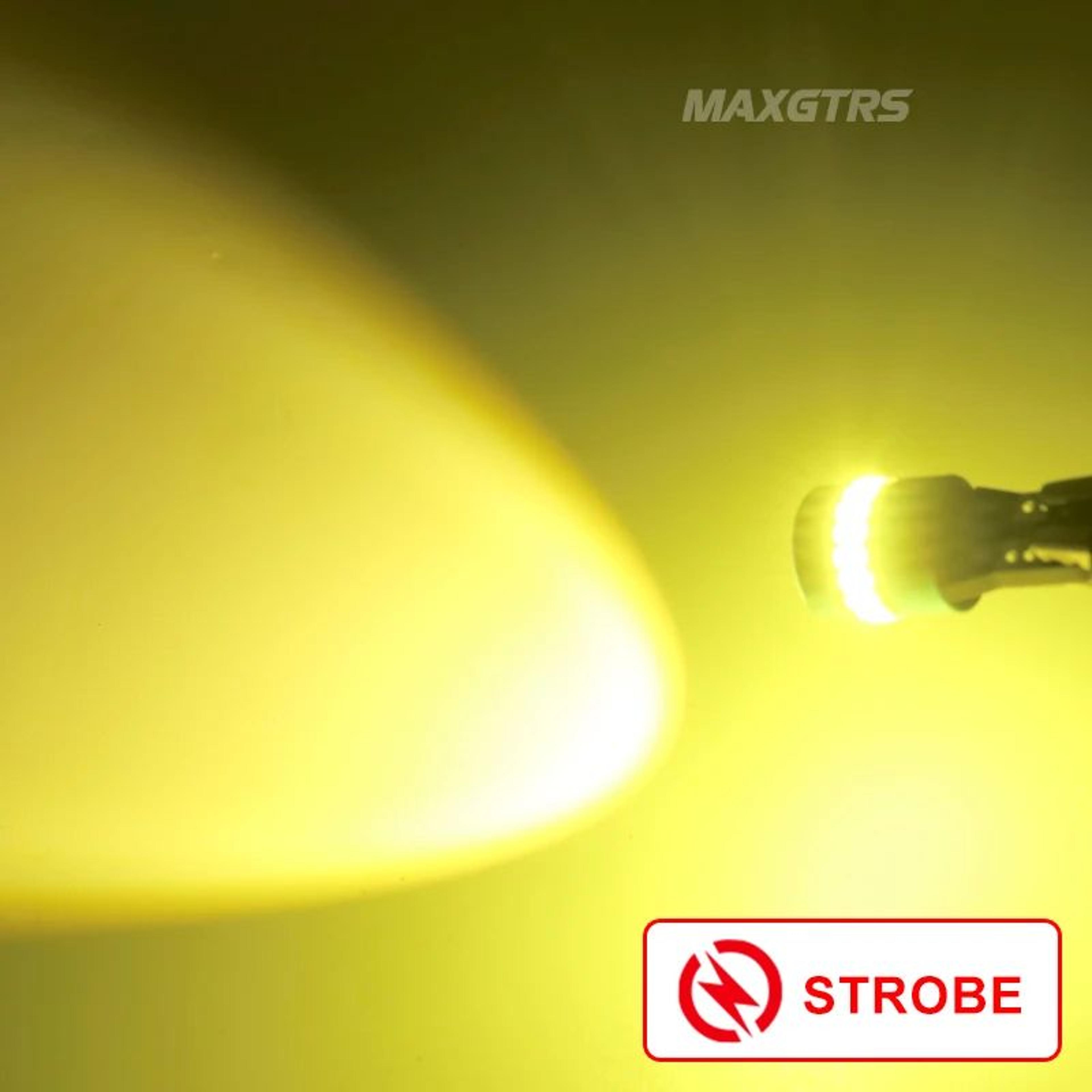 Canbus ErrorFree T10 LED Bulbs  Flash Strobe W5W 12V Parking  Clearance Lights 2Pack 13