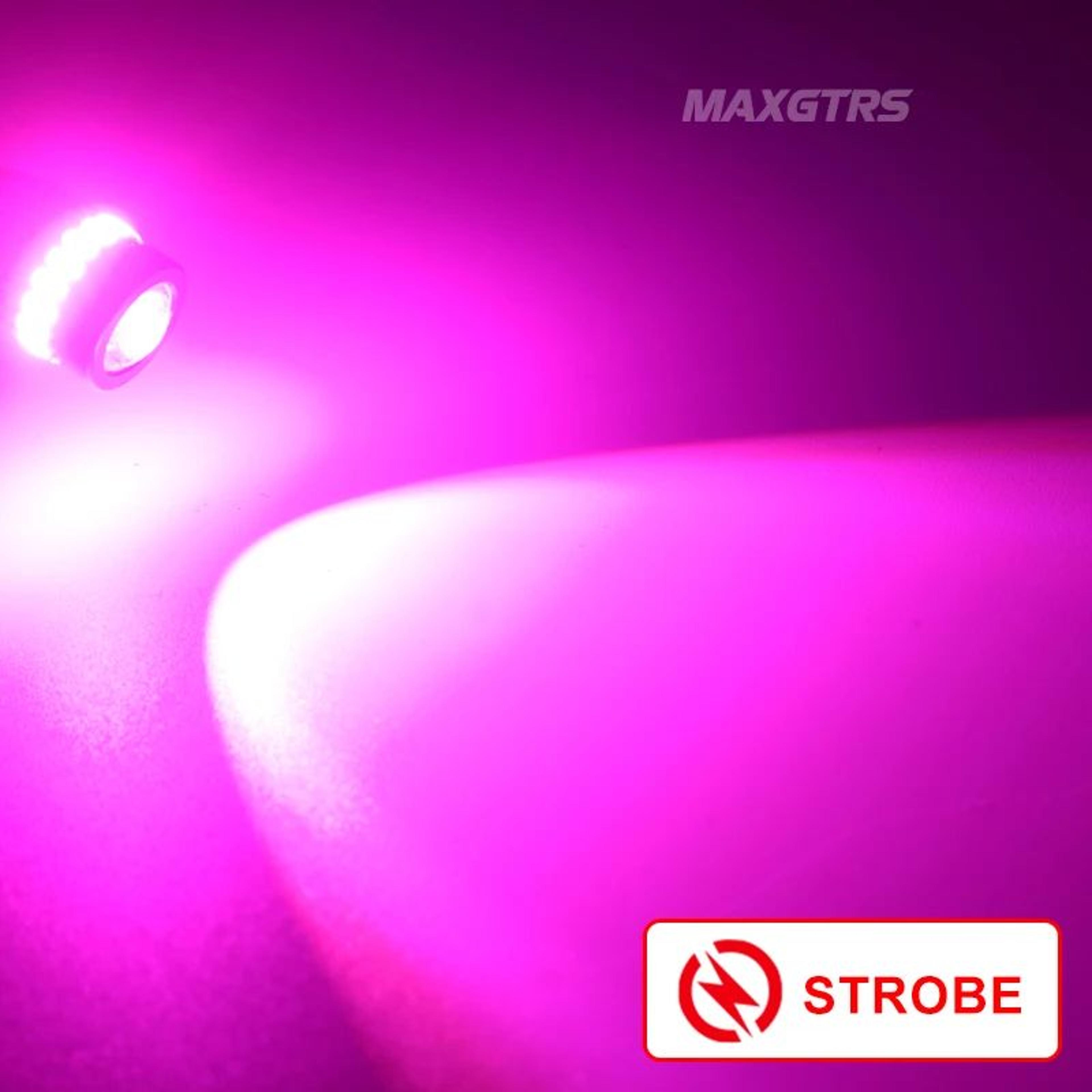 Canbus ErrorFree T10 LED Bulbs  Flash Strobe W5W 12V Parking  Clearance Lights 2Pack 6