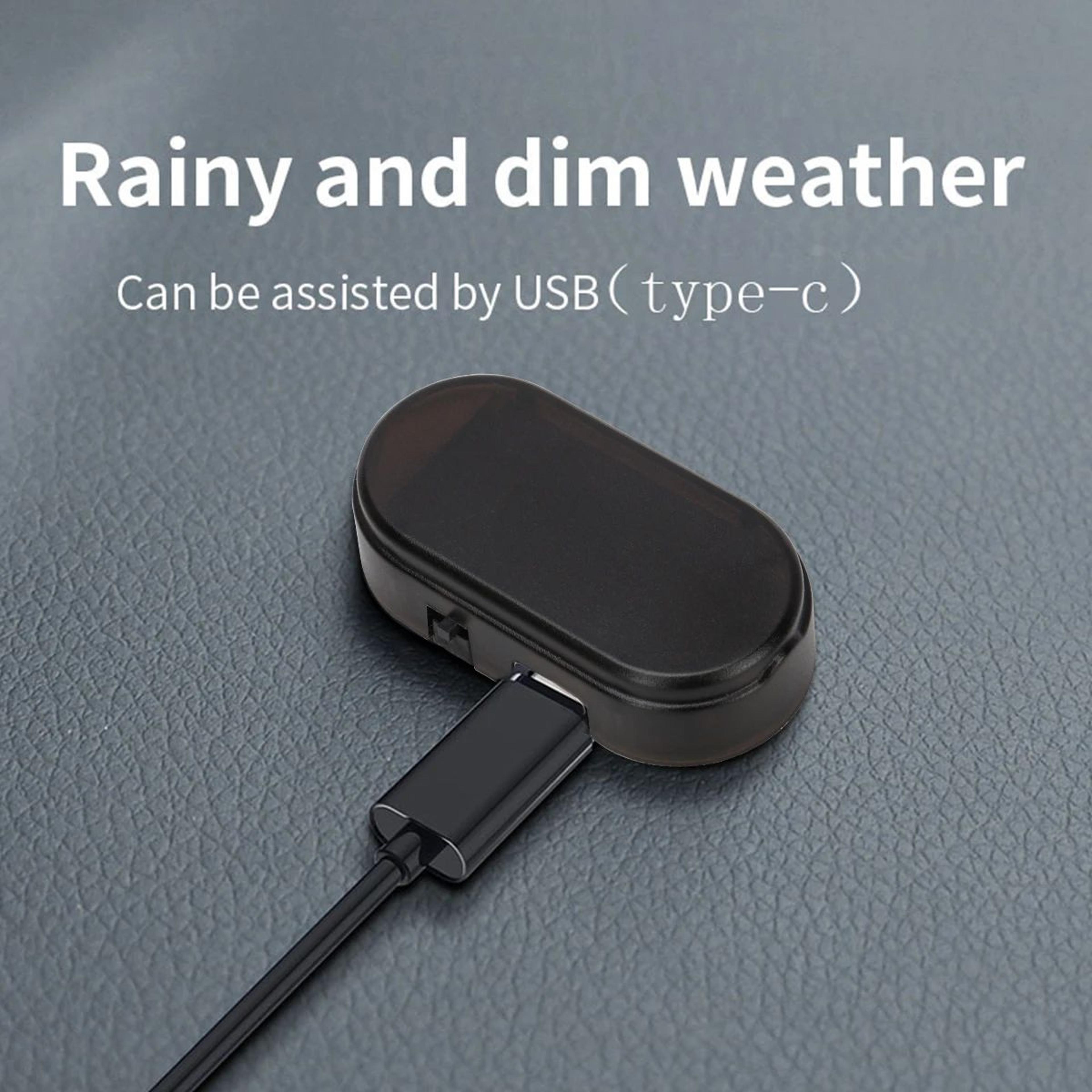 Solar Dummy Car Alarm Light With Auto Night Sensor  Flashing LED Fake Security Warning Lamp 4
