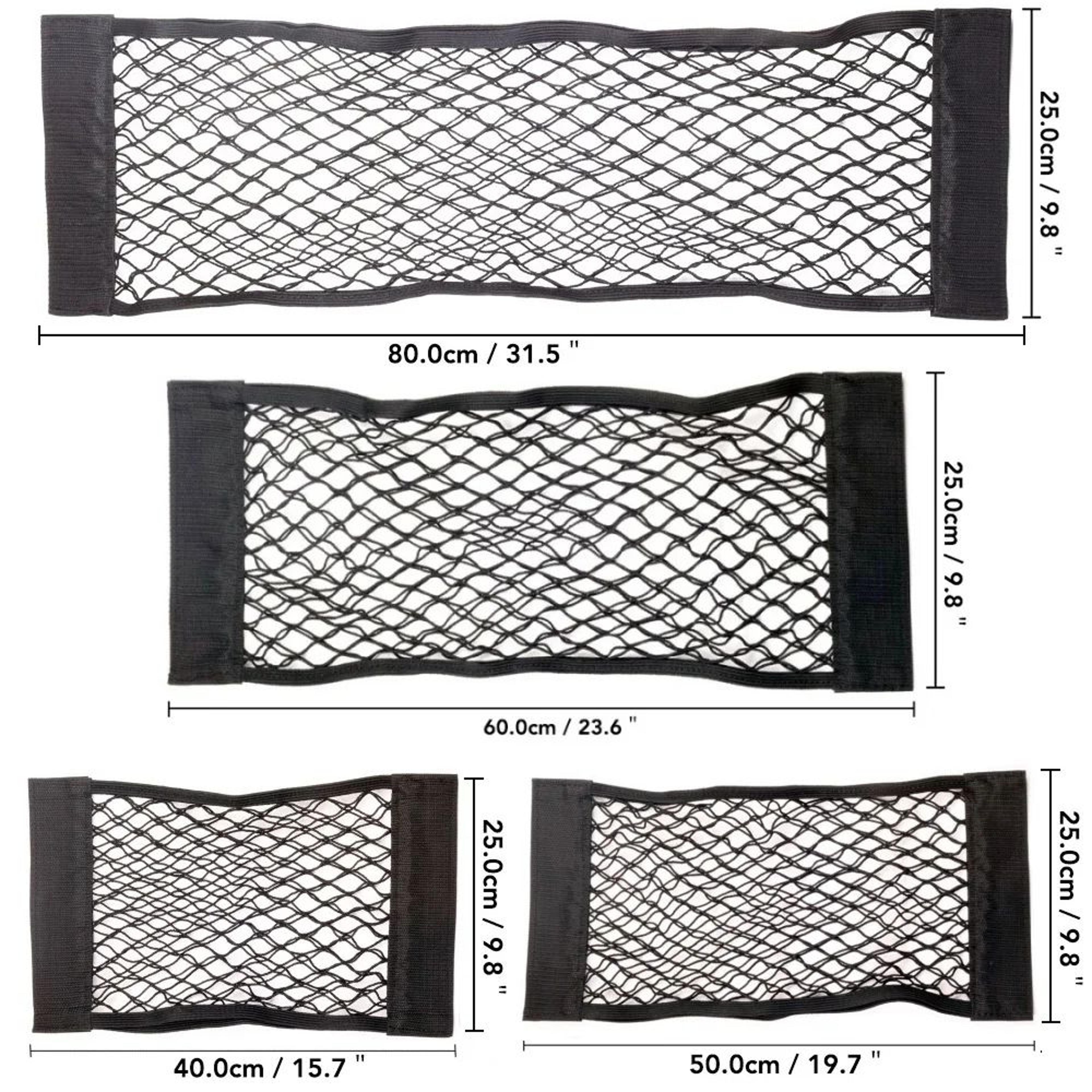 Universal Car Trunk Organizer Mesh Net  Elastic Seat Back Storage Pocket 5