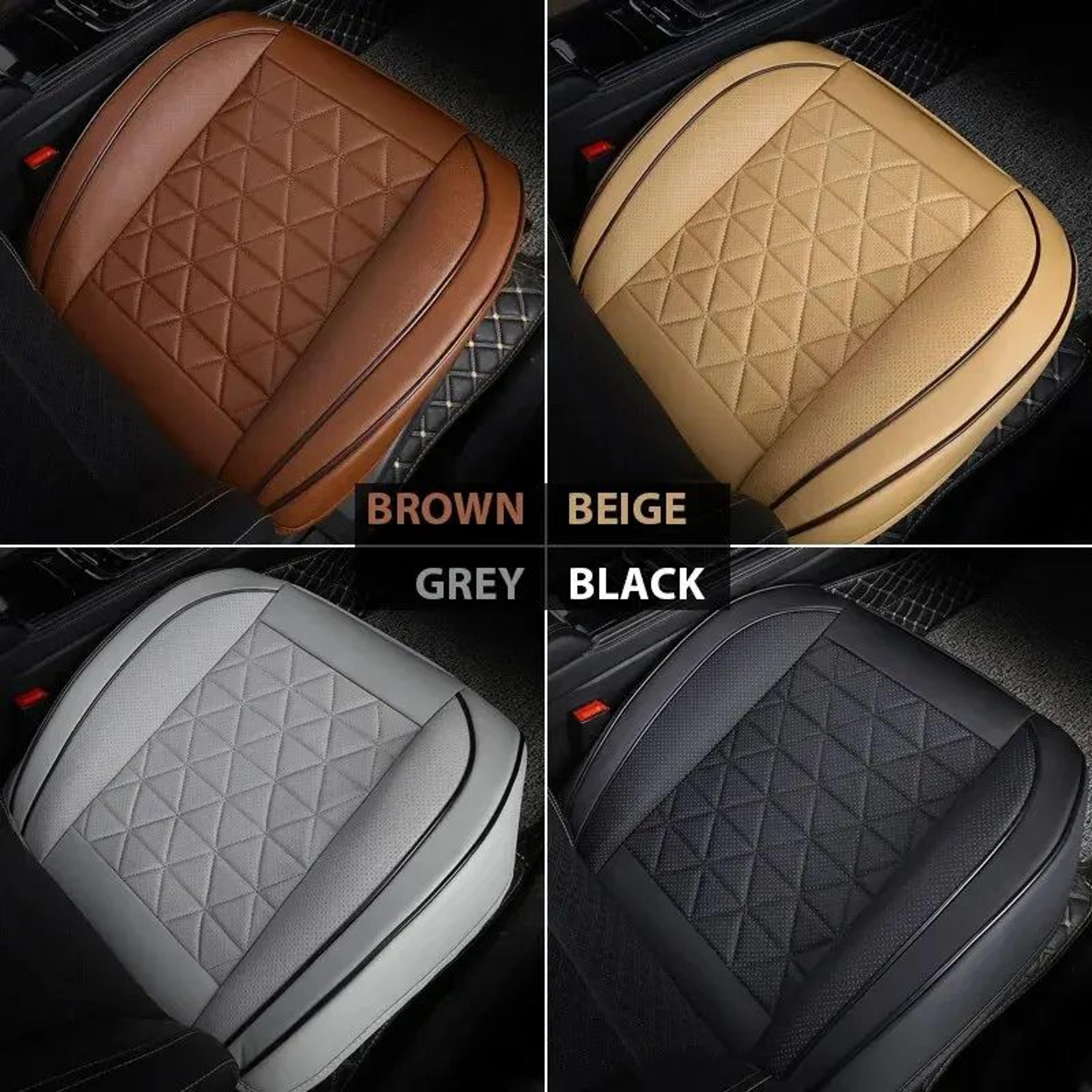 Premium PU Leather Car Seat Cover  Universal Front Seat Cushion Protector 0