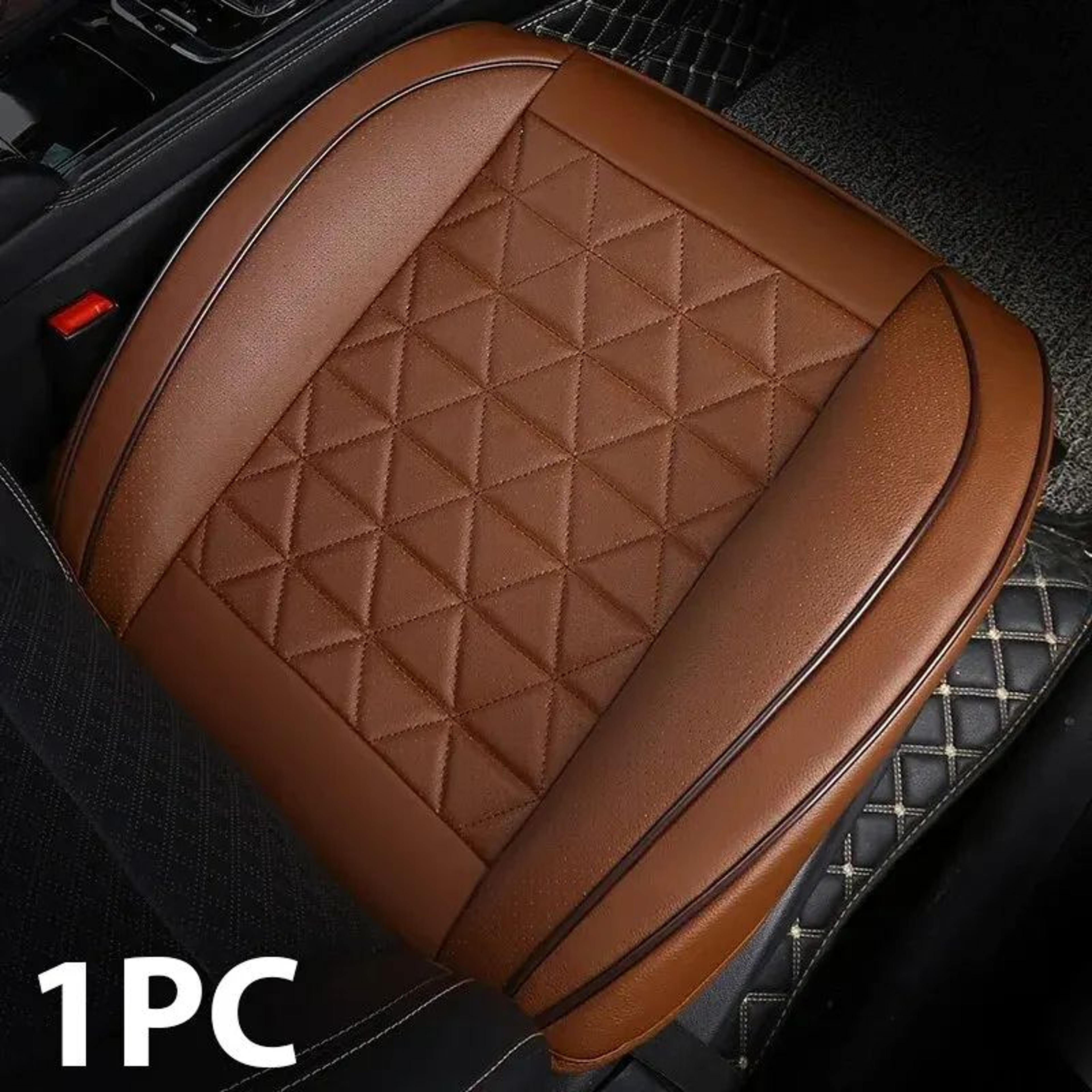 Premium PU Leather Car Seat Cover  Universal Front Seat Cushion Protector 8