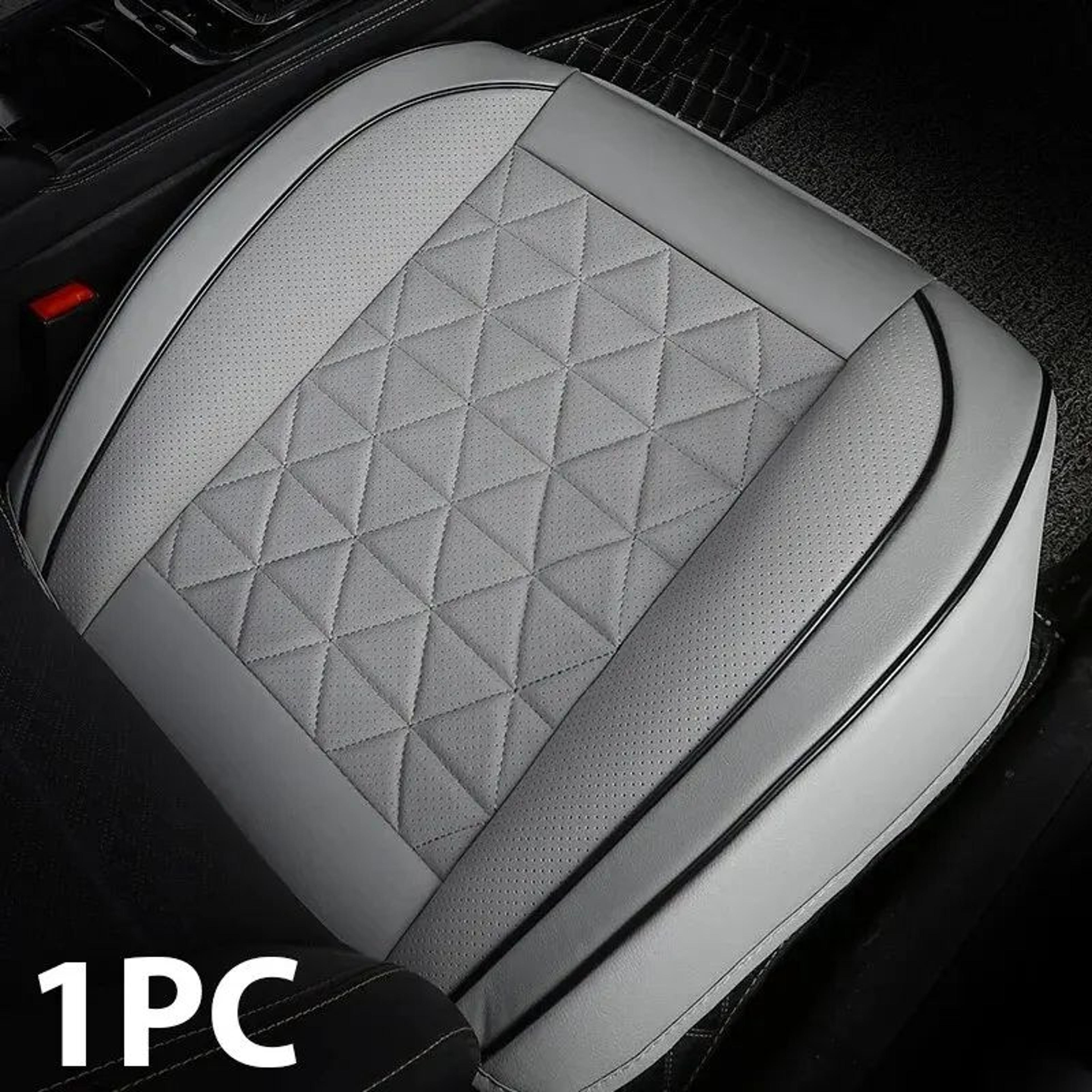 Premium PU Leather Car Seat Cover  Universal Front Seat Cushion Protector 9