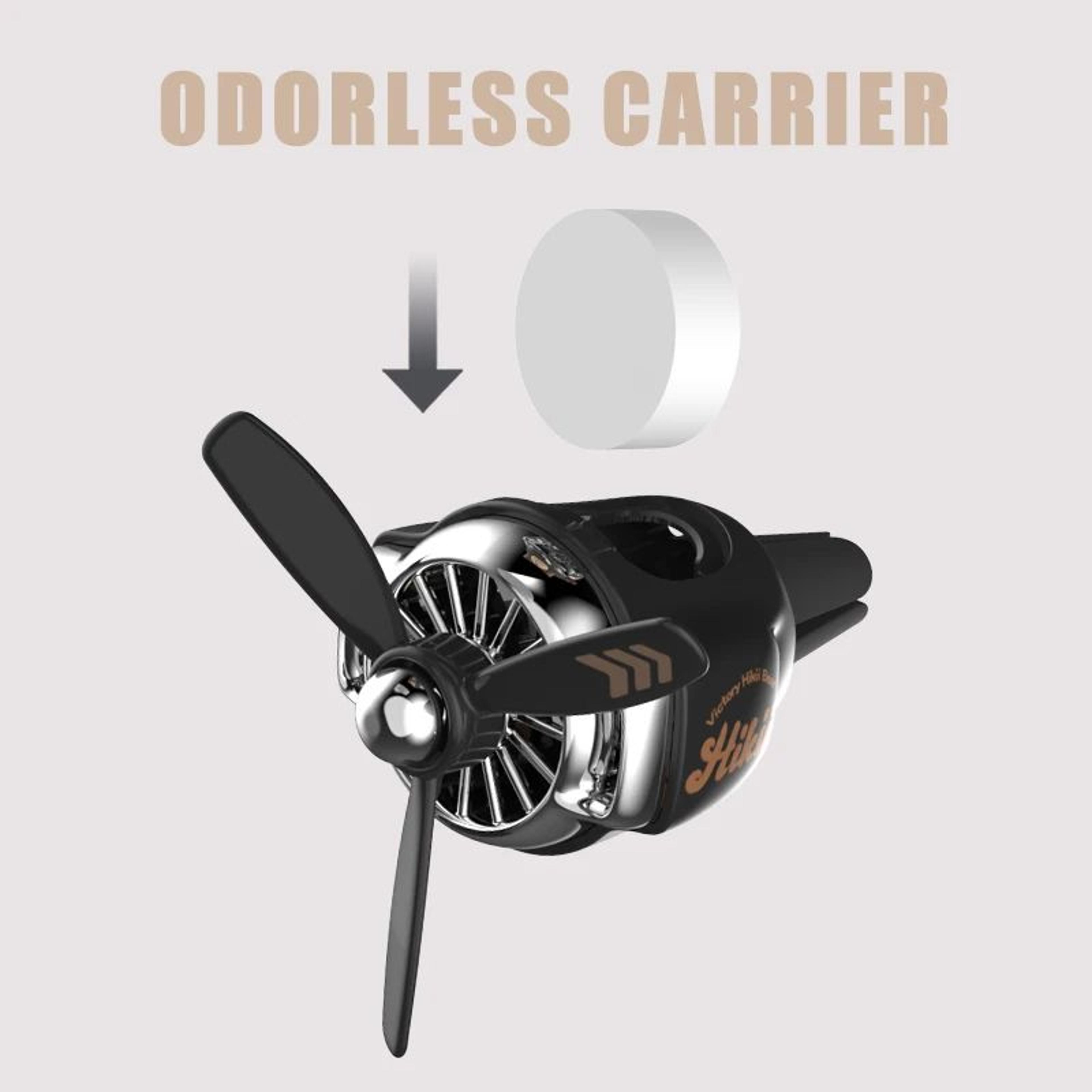 Bear Pilot Rotating Car Vent Air Freshener  Refillable Vent Clip Fragrance Diffuser With Propeller 1