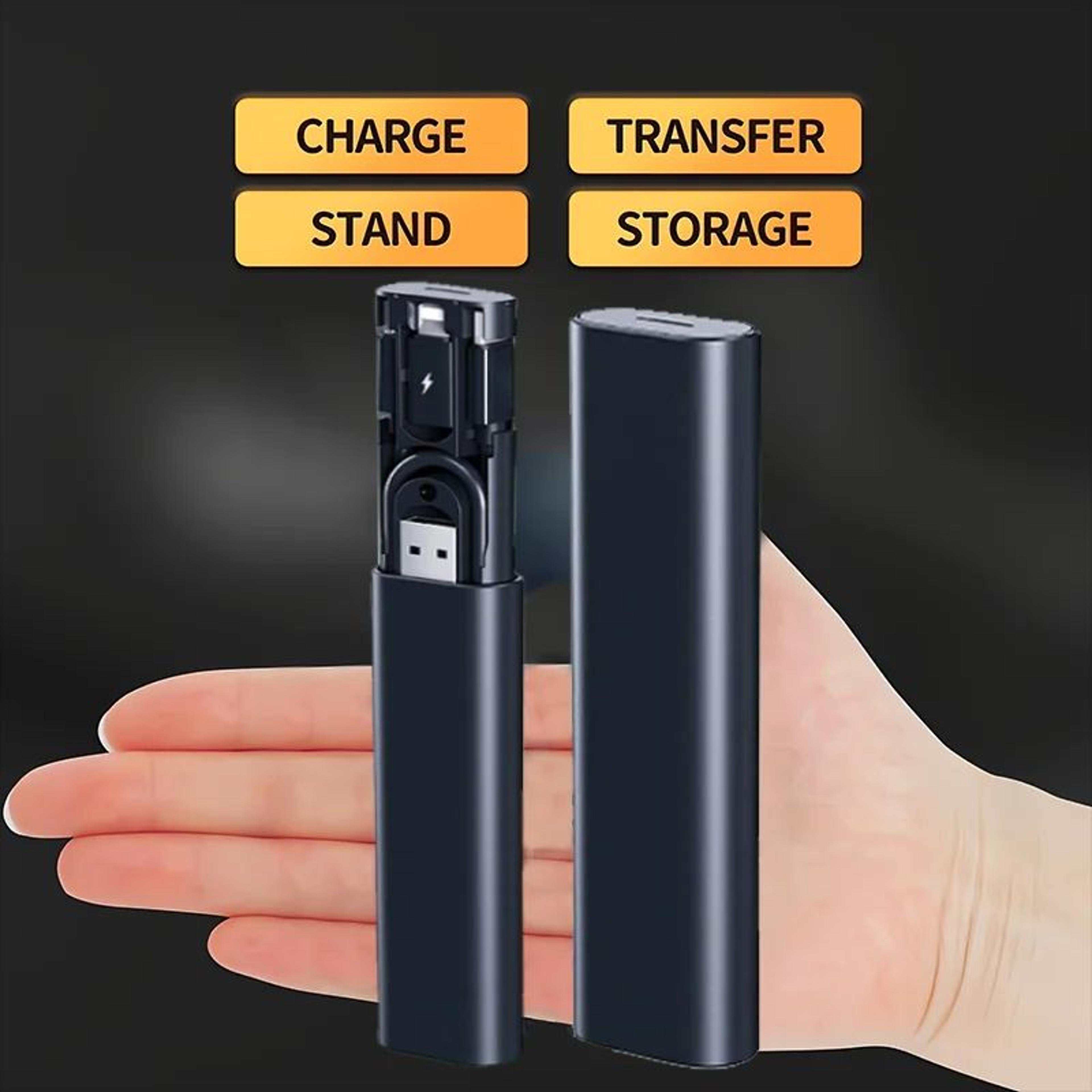 PowerCarry 5in1 Charging Cable Case  60W USBC Fast Charging Travel Kit 5