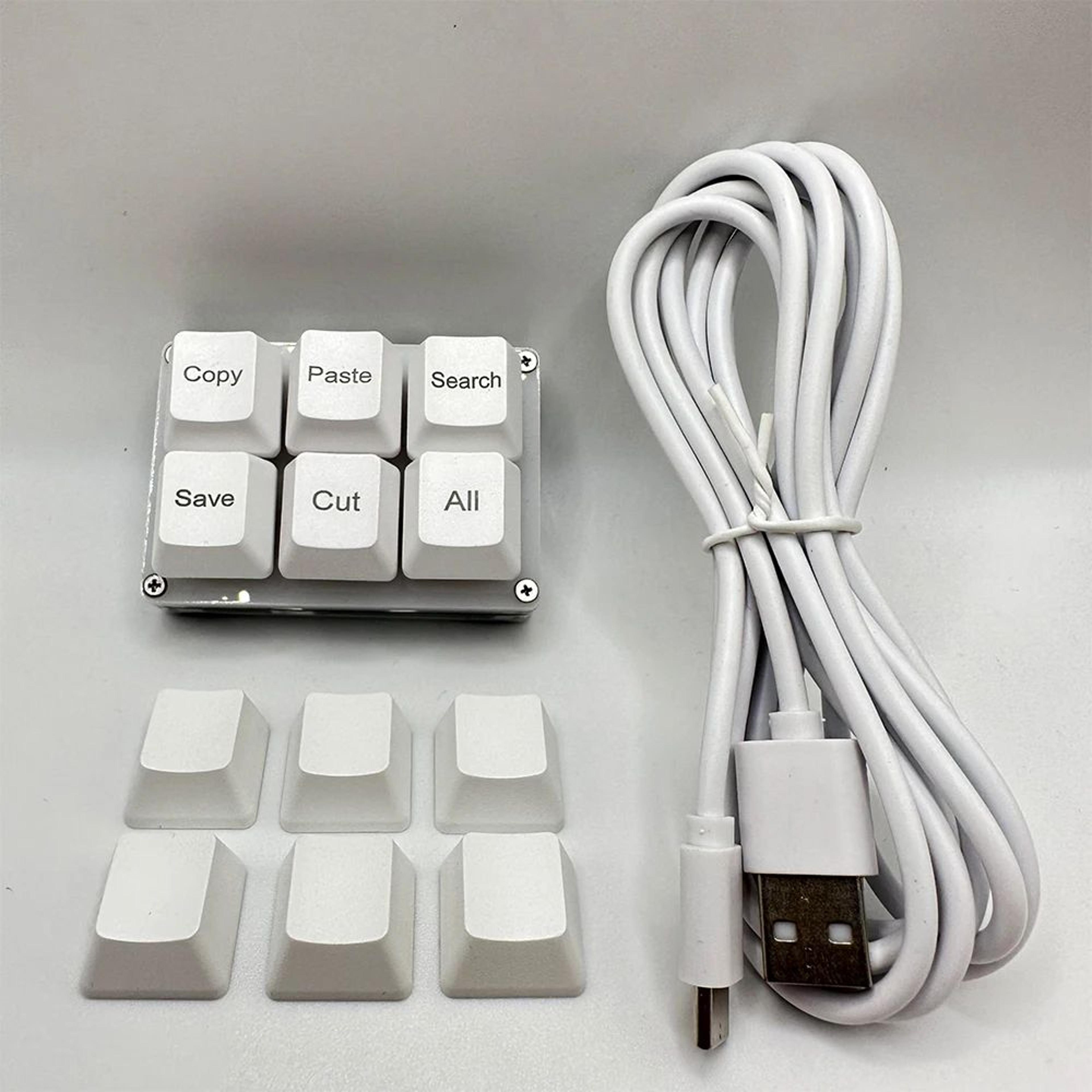 ProStream 6Key Programmable Macro Keyboard  OneHanded Mini Shortcut Keyboard For Fast Workflow 2