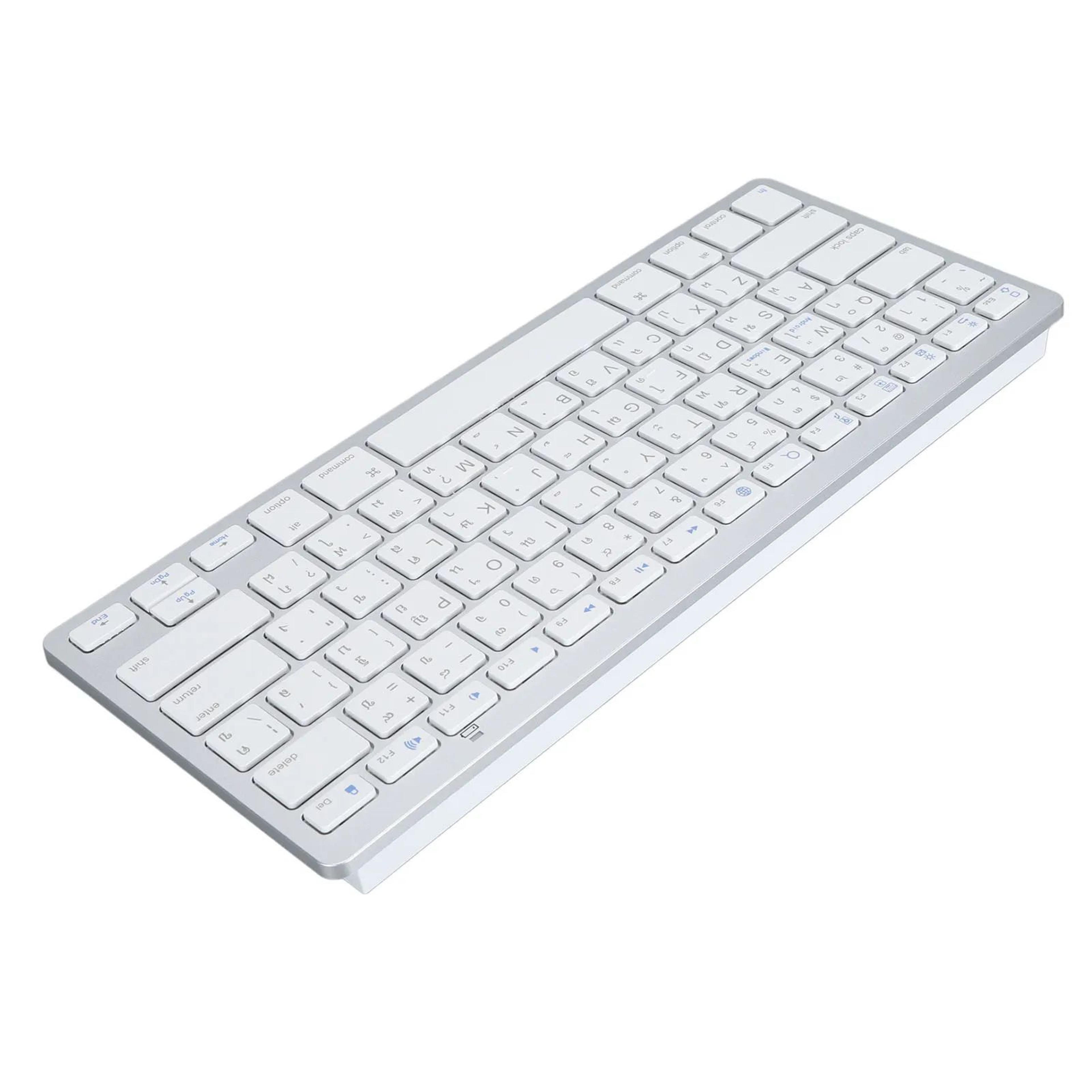 Bilingual UltraSlim Portable Bluetooth Keyboard With Scissor Switch Keys 1