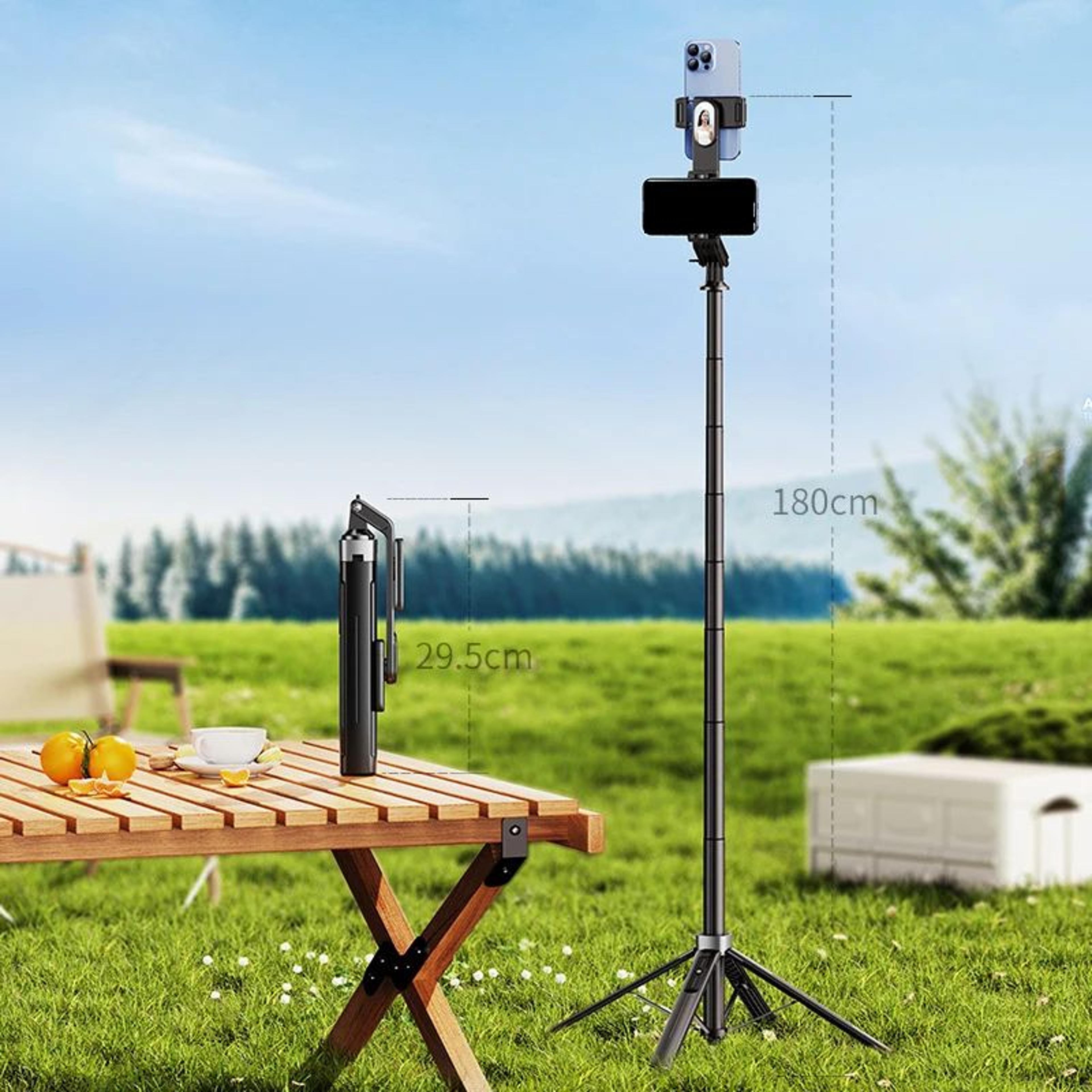 Portable Phone Teleprompter Tripod Holder For Live Streaming  Vlogging Scripts 7