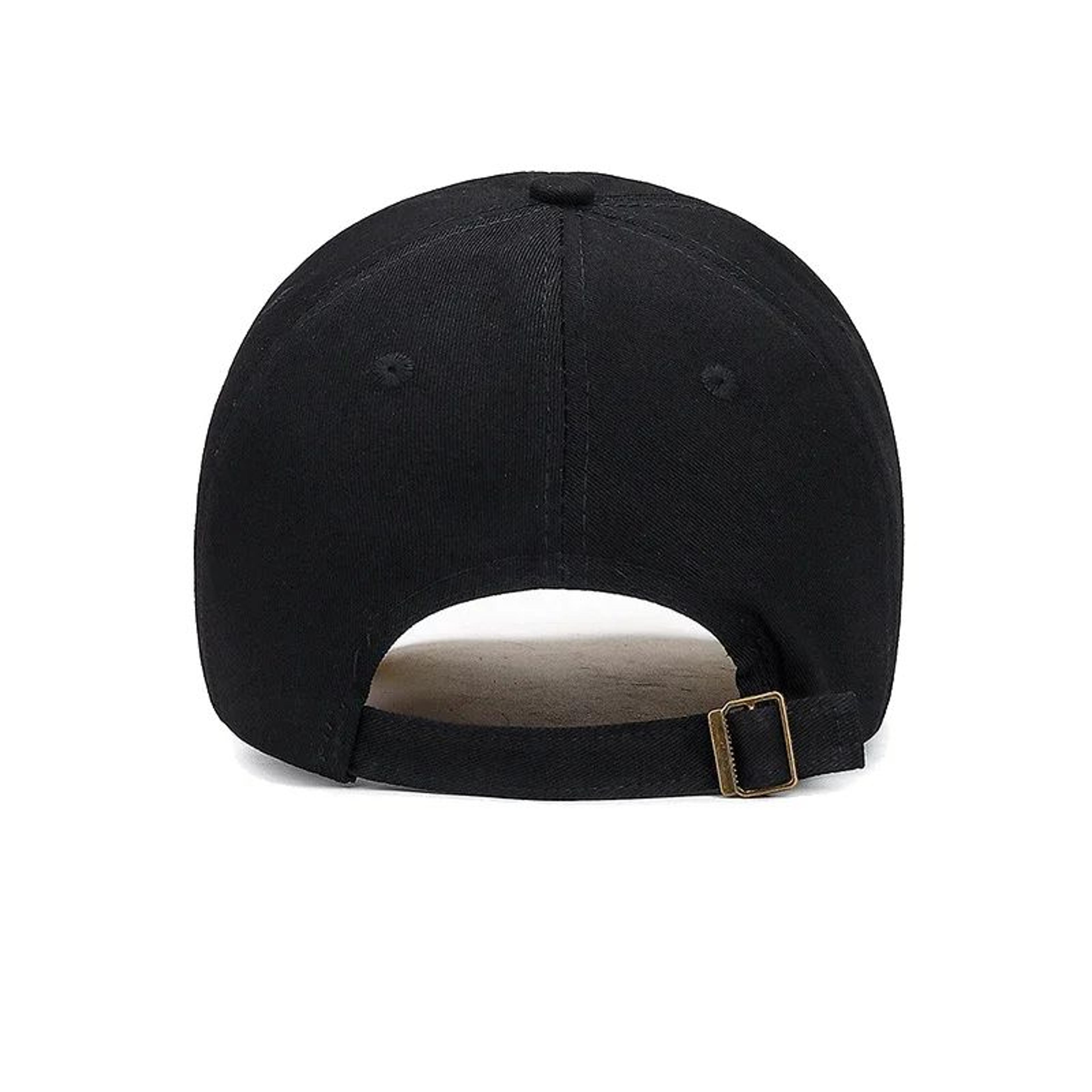 Classic 3D Embroidered Cotton Baseball Cap  Adjustable Unisex Snapback Hat 3