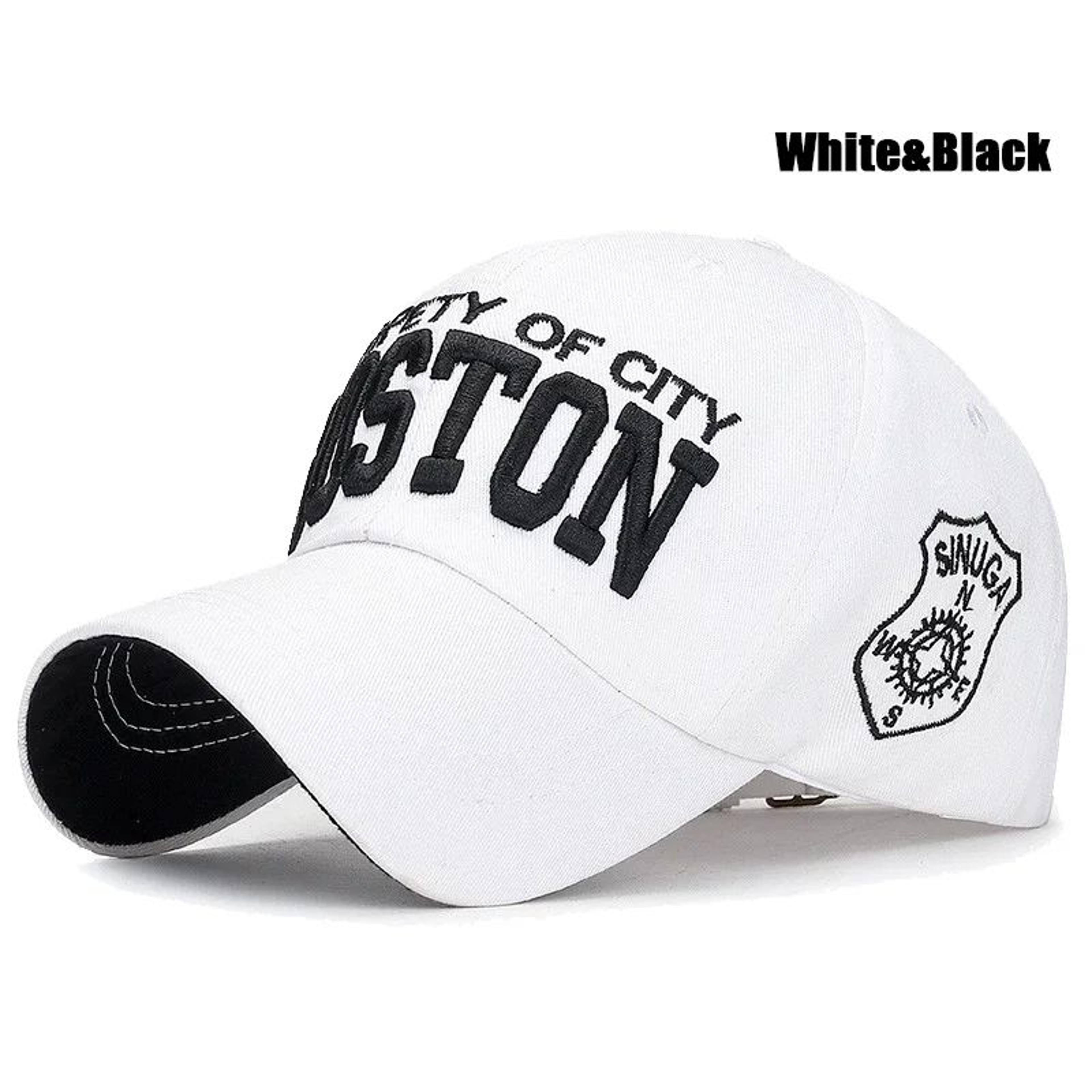Classic 3D Embroidered Cotton Baseball Cap  Adjustable Unisex Snapback Hat 7