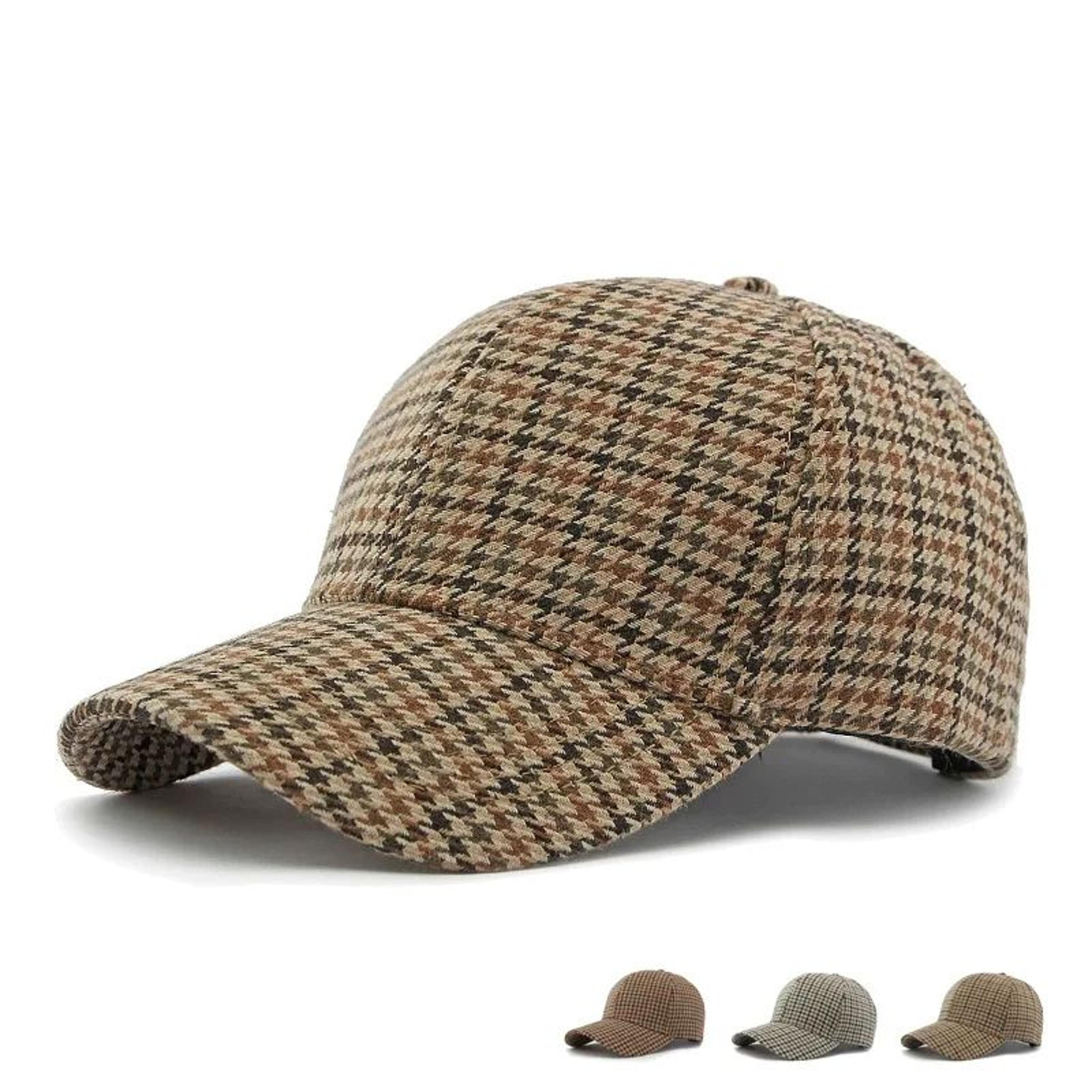 Classic Checkered Baseball Cap  AllSeason Sun Visor Cap With Adjustable Fit For Men  Women 2