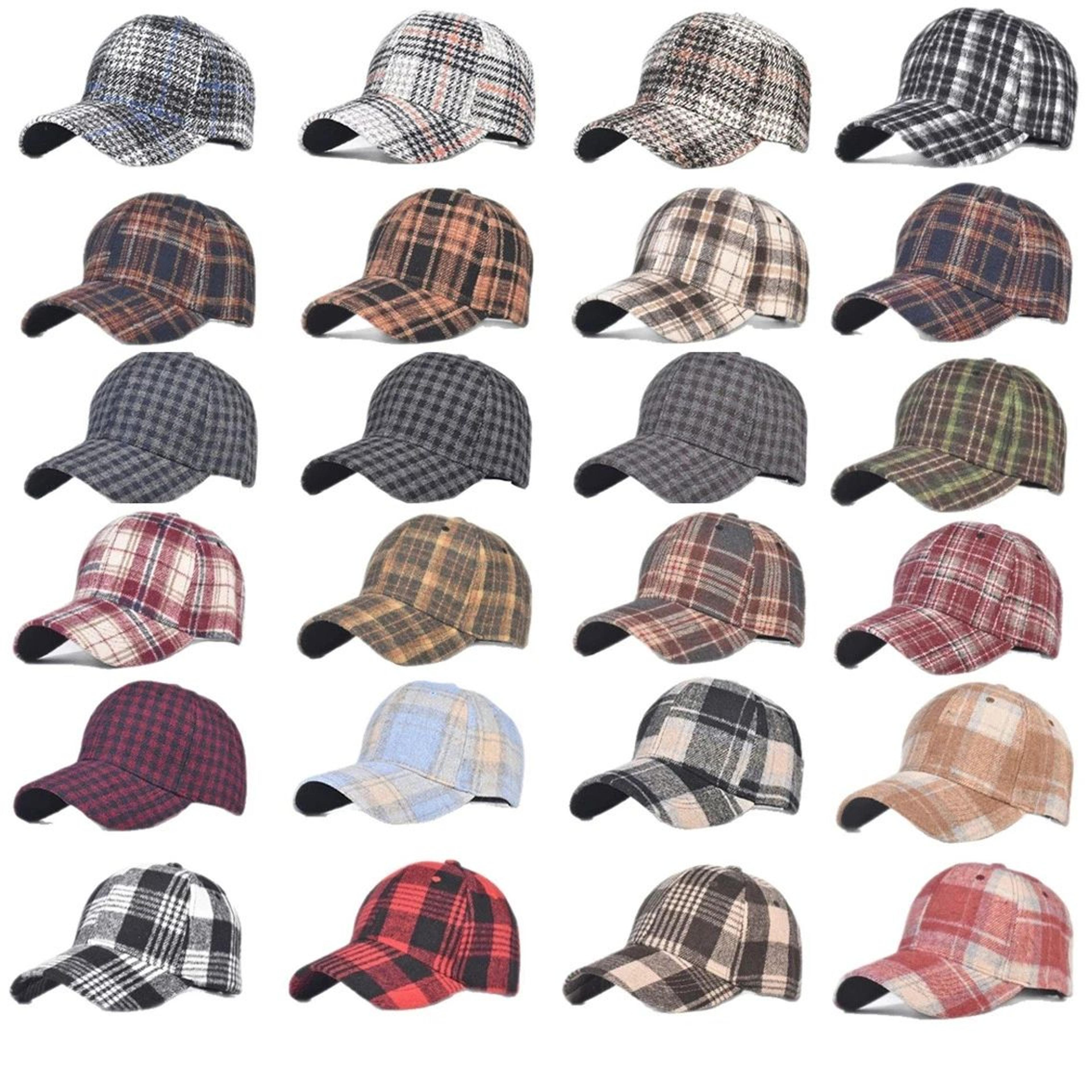 Classic Checkered Baseball Cap  AllSeason Sun Visor Cap With Adjustable Fit For Men  Women 4