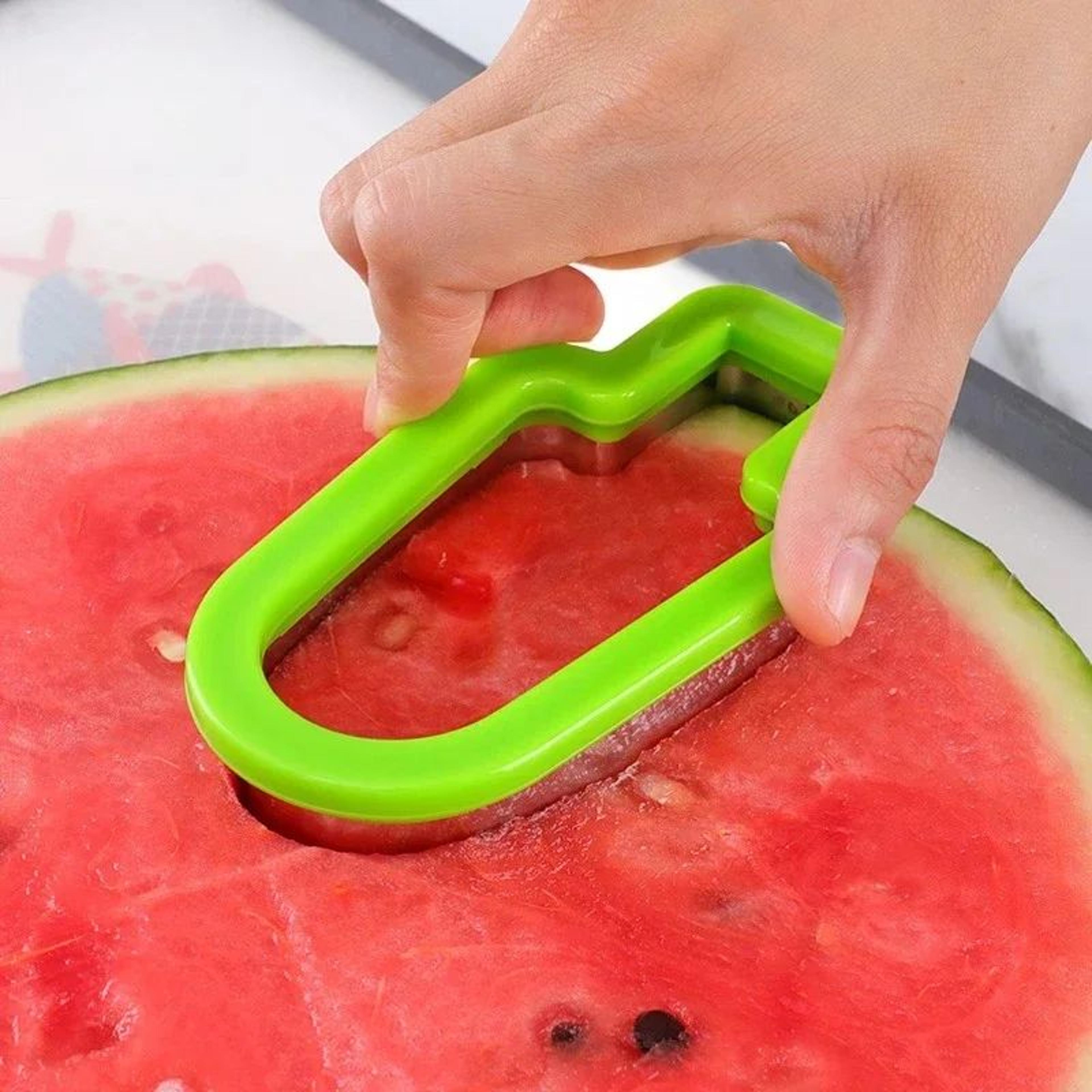 Creative Watermelon Popsicle Cutter Mold  Fun Fruit Cutter Shapes  Watermelon Slicer Tool 3